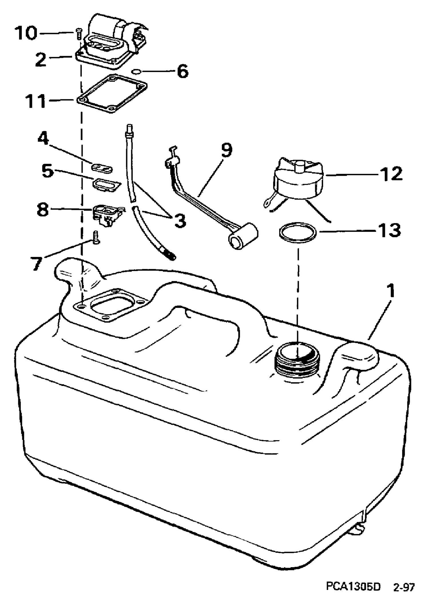 FUEL TANK - 6 GALLON