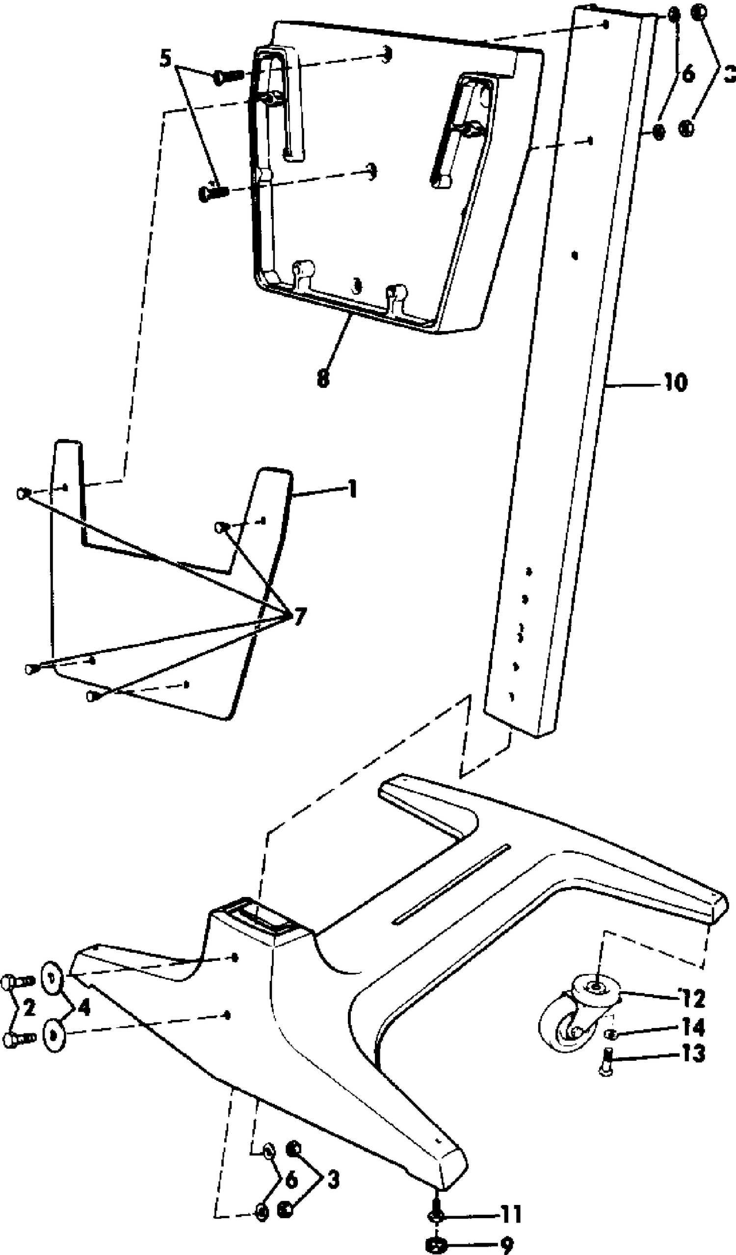 ENGINE DISPLAY STAND - 40 THRU V6
