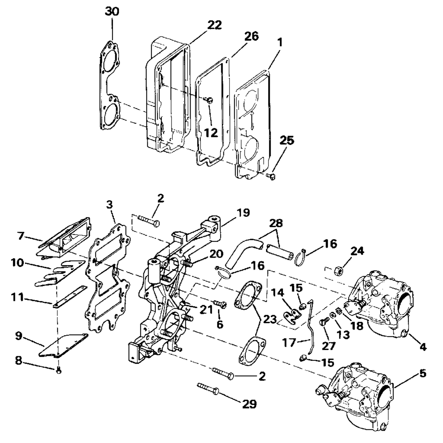 INTAKE MANIFOLD & AIR SILENCER
