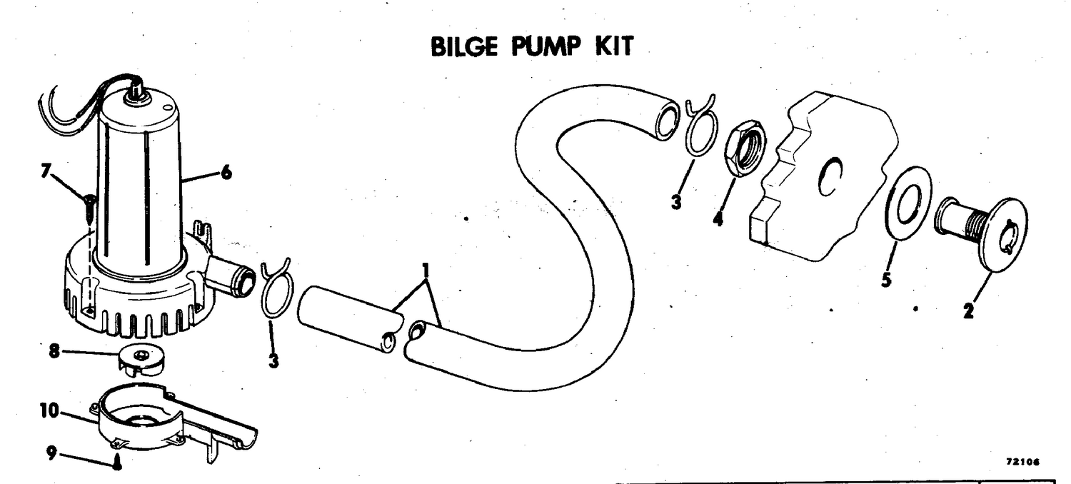 BILGE PUMP KIT