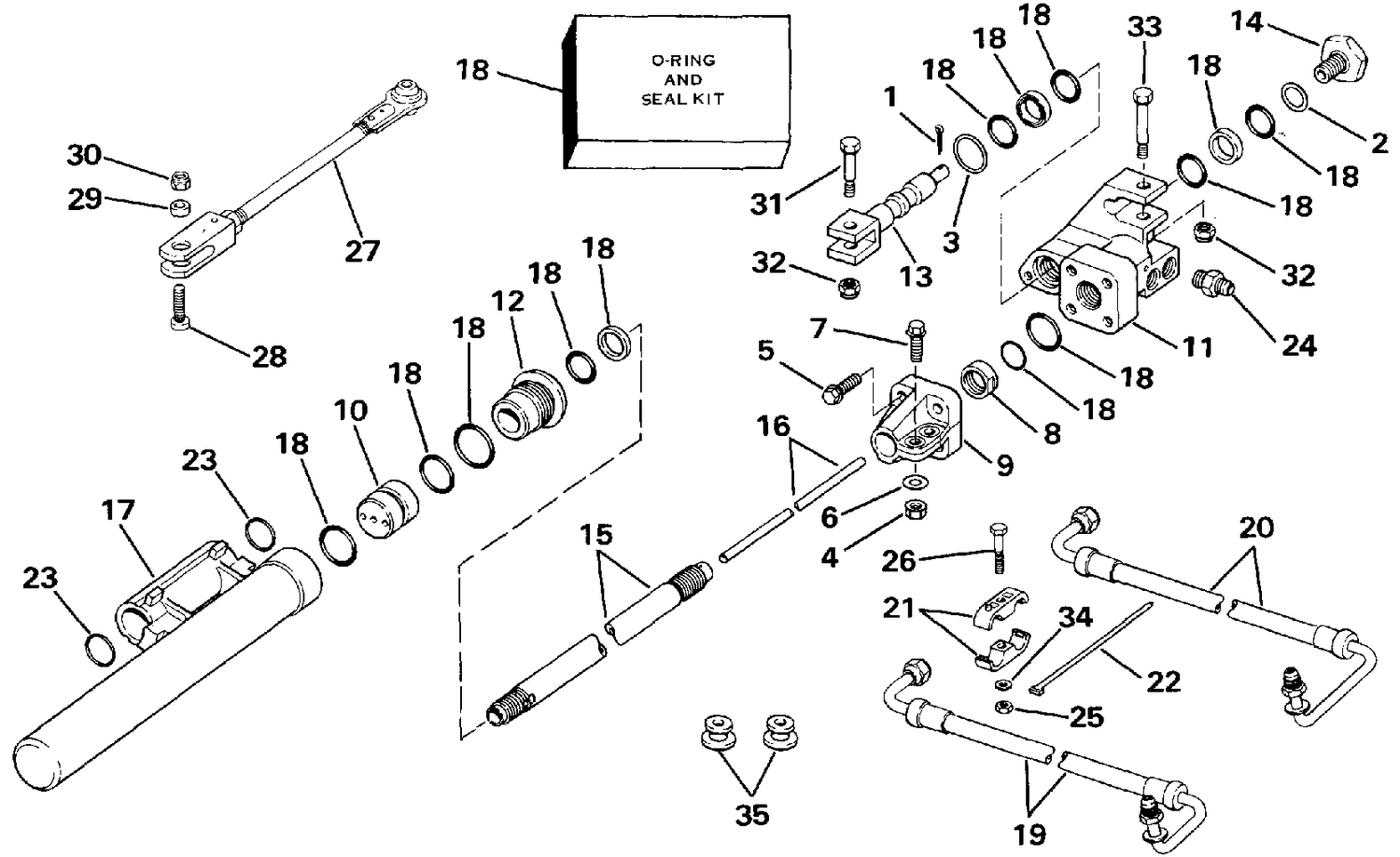 STEERING CYLINDER KIT
