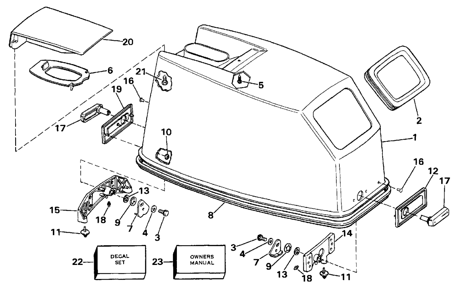 ENGINE COVER - EVINRUDE