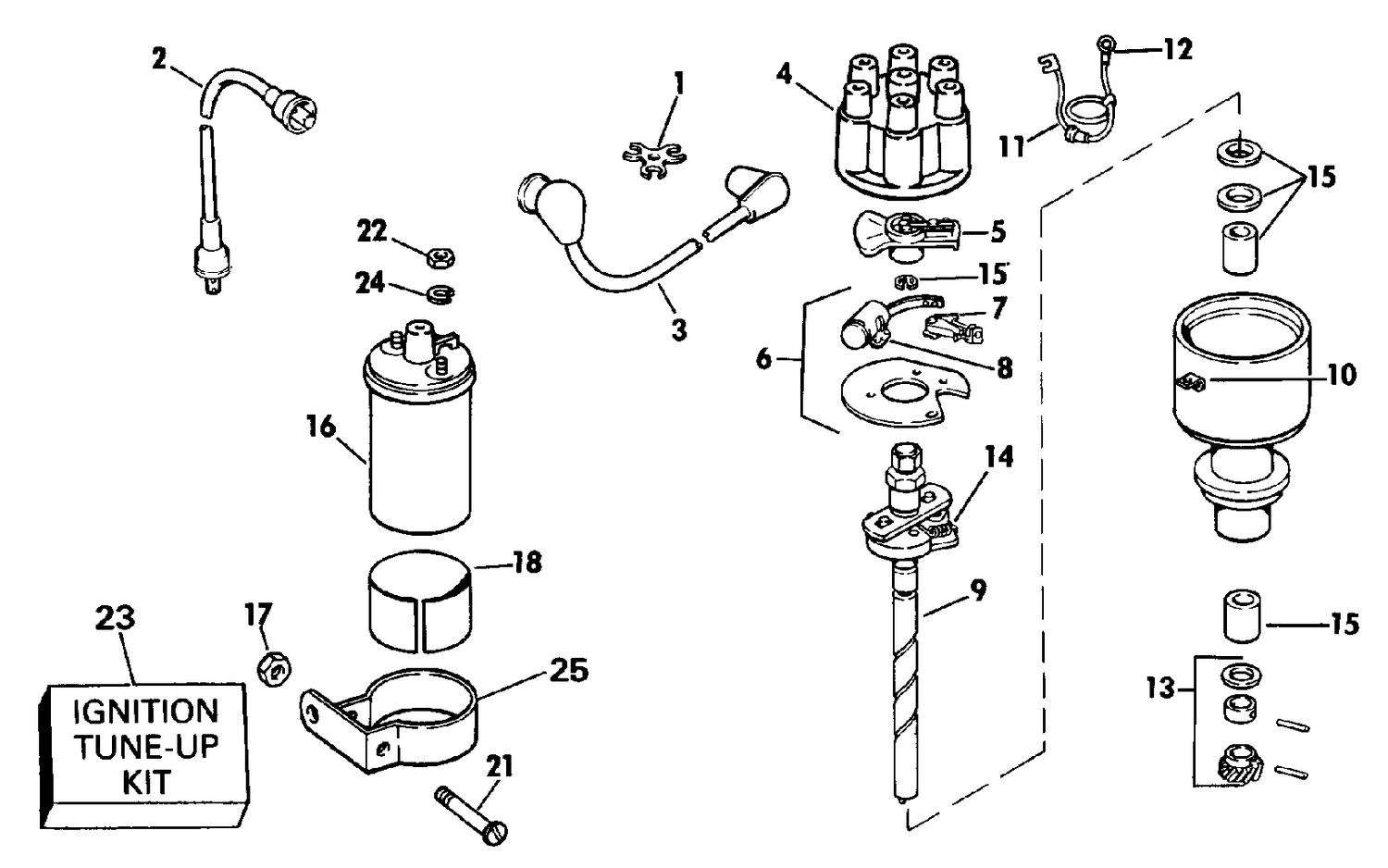 IGNITION (4.3 LITRE 2V MODELS ONLY)