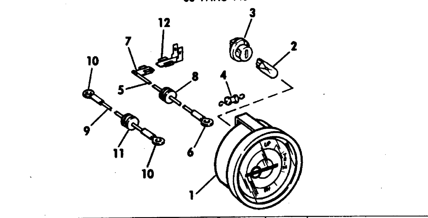 TRIM POSITION INDICATOR GAUGE KIT 55 THRU 140