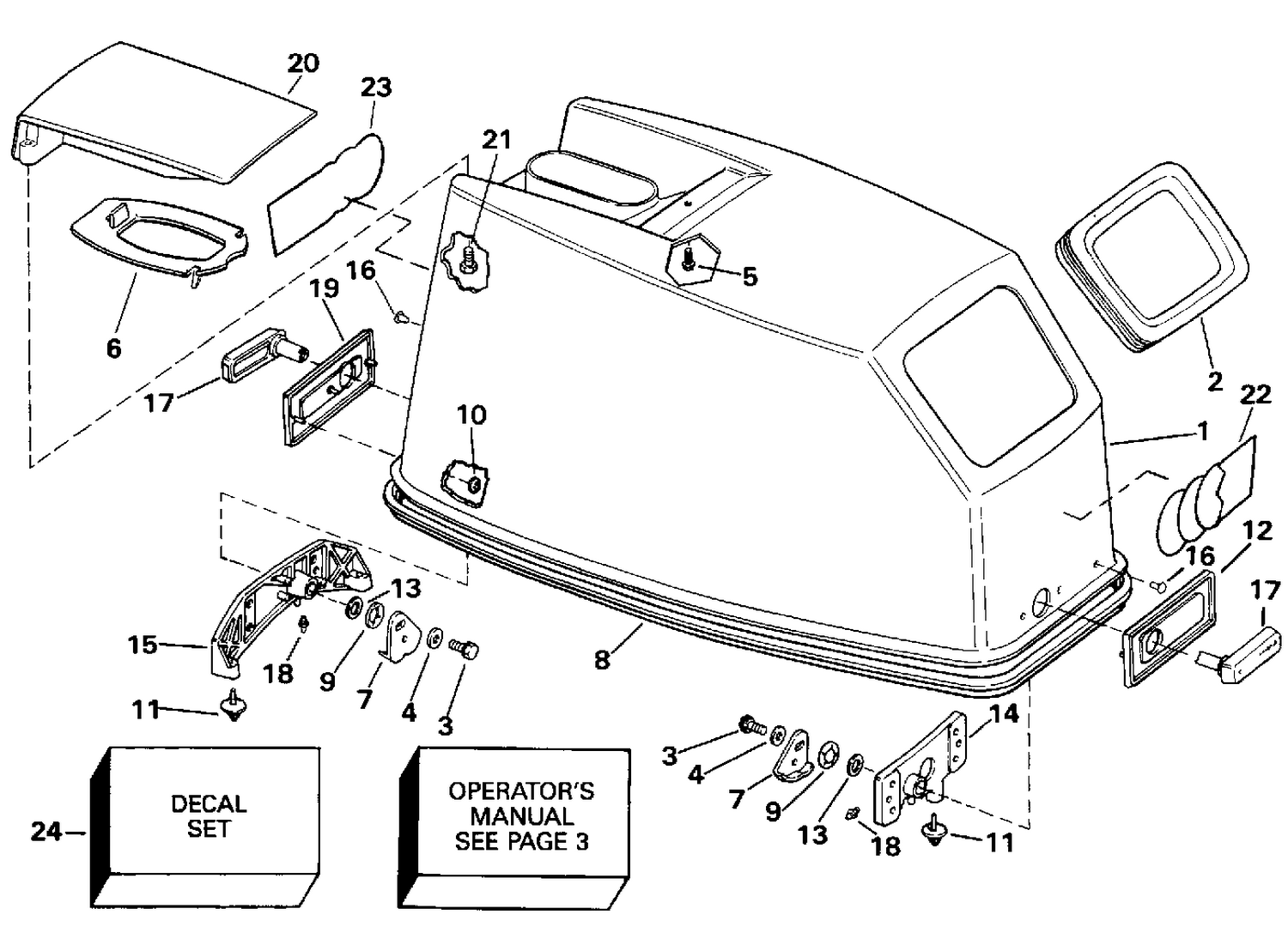 ENGINE COVER - EVINRUDE