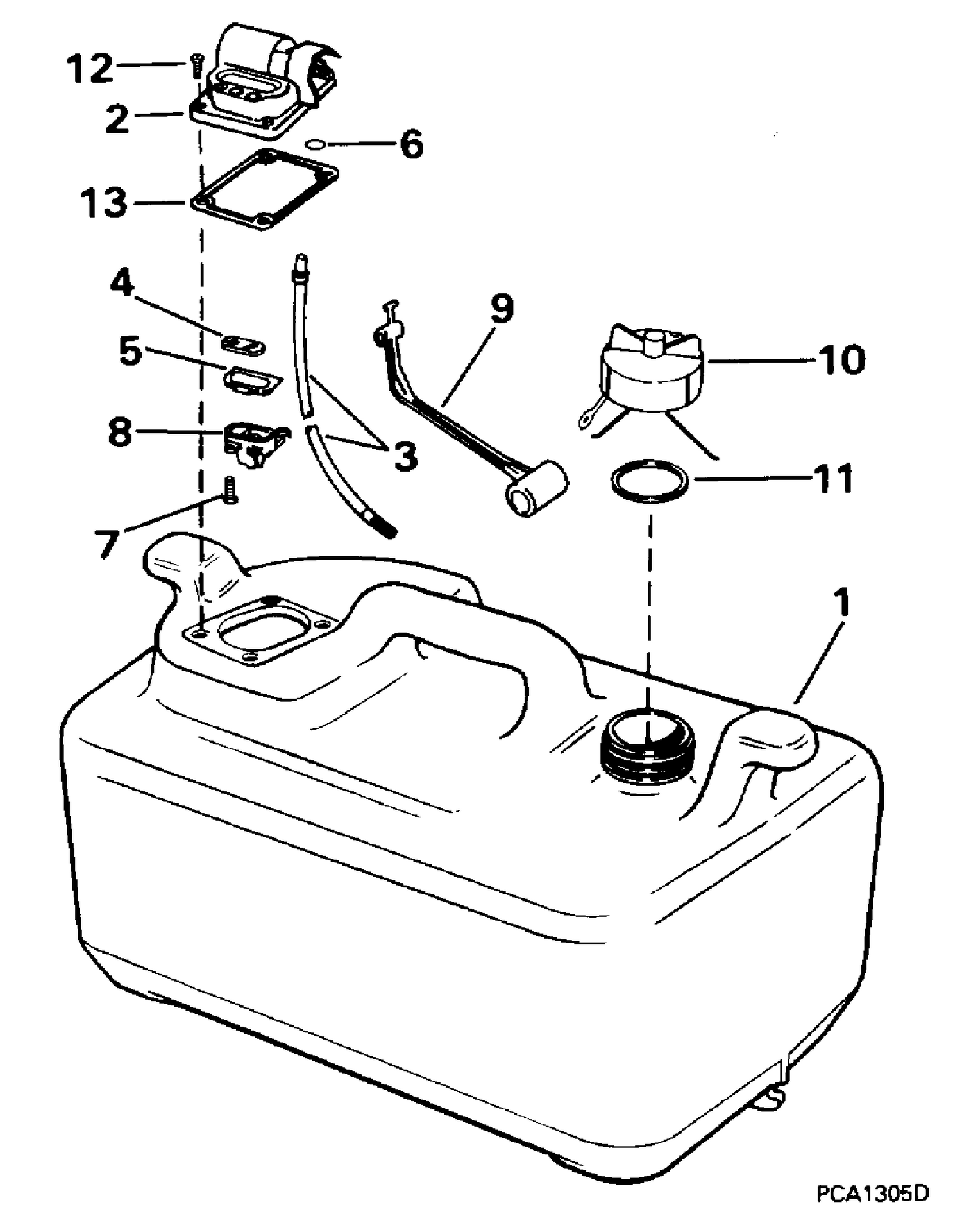FUEL TANK - 6 GALLON