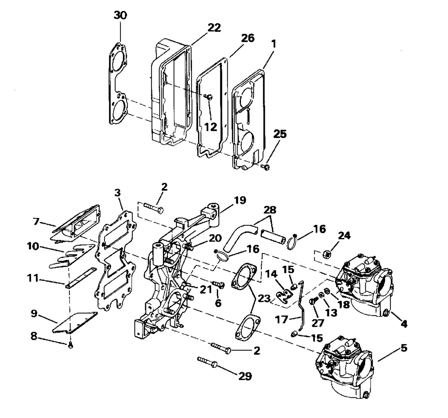 INTAKE MANIFOLD & AIR SILENCER