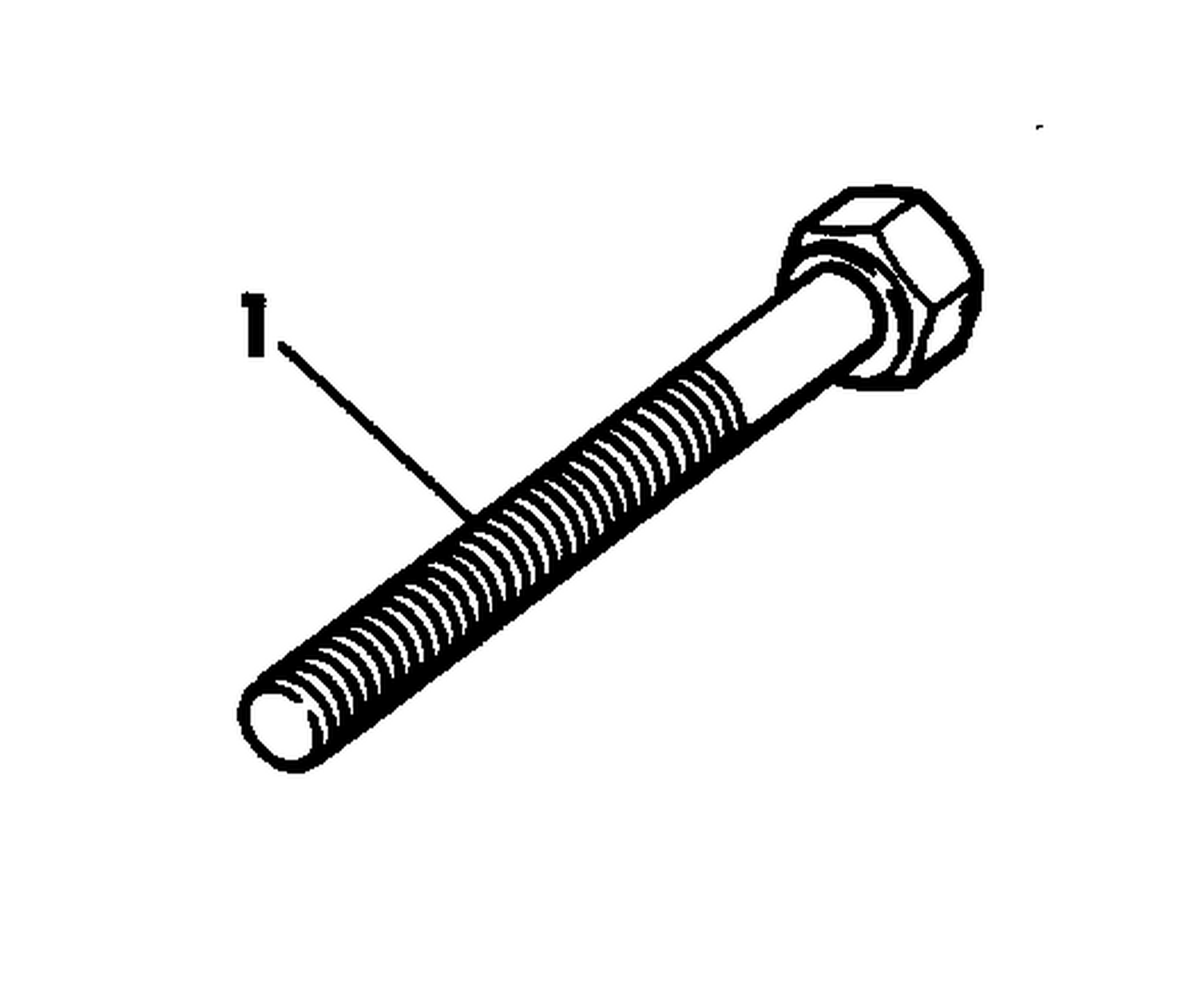 LONG TRANSOM BOLT KIT 70 - 135 HP