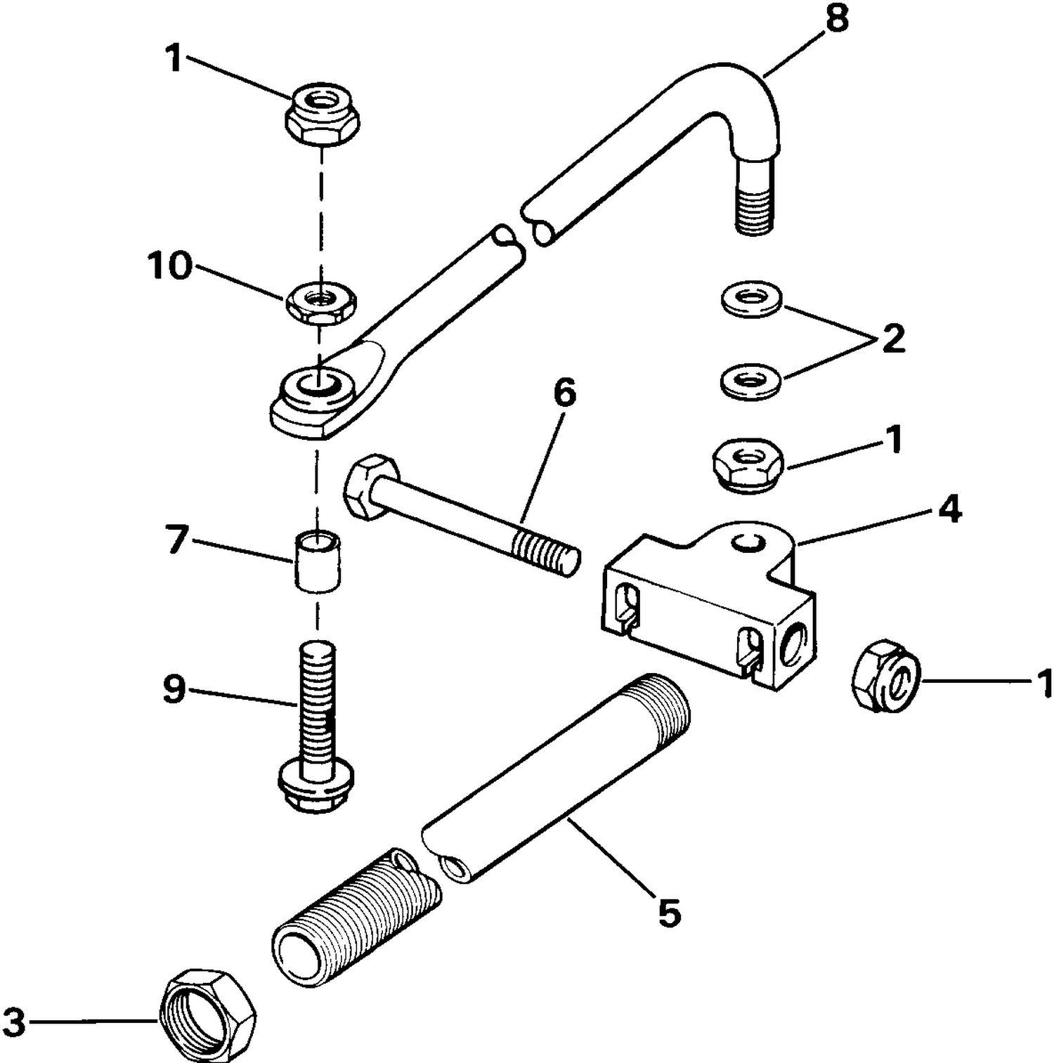 DUAL CABLE STEERING CONNECTOR KIT-PARALLEL ENTRY