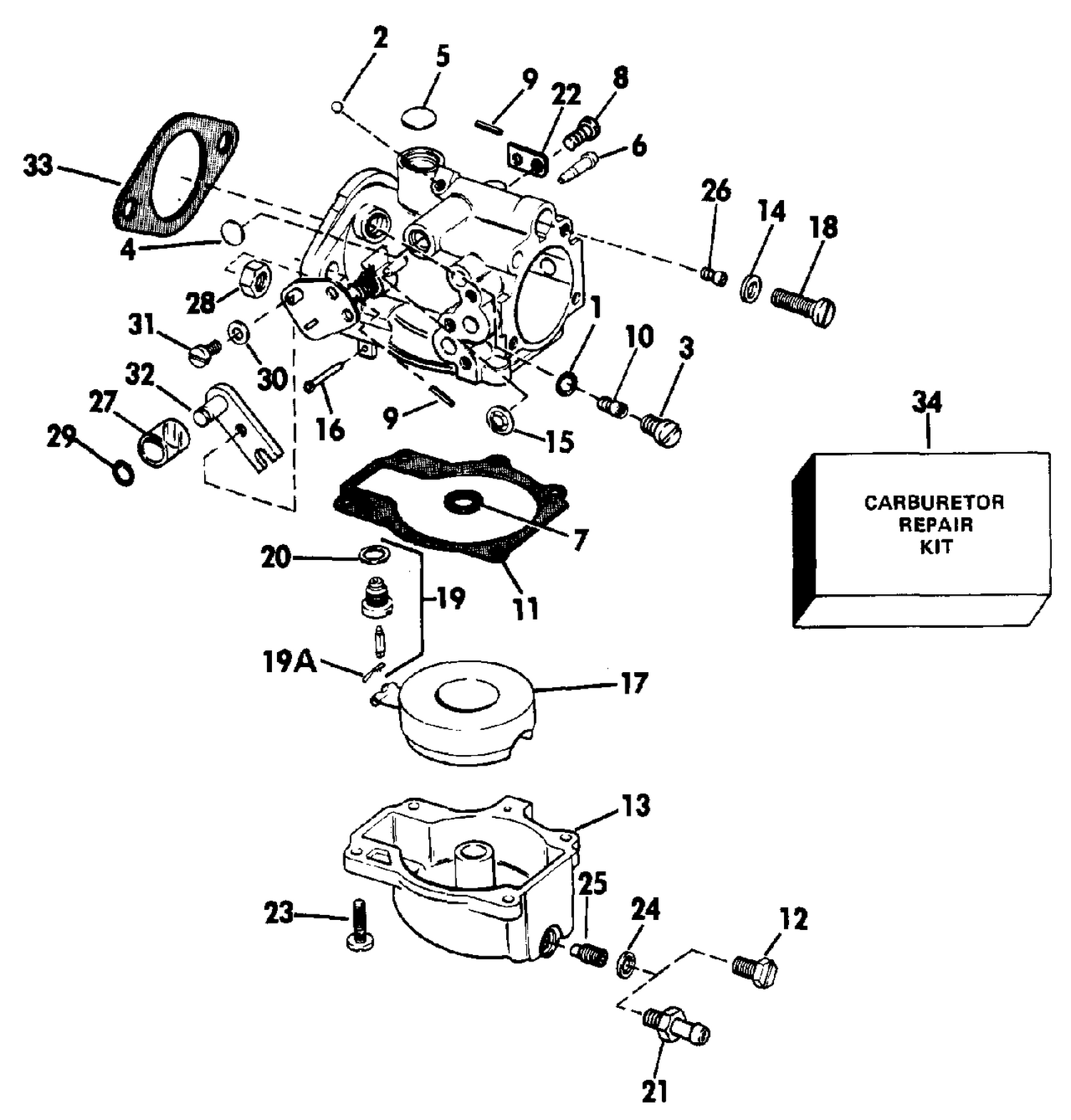 CARBURETOR - ALL 55 MODELS