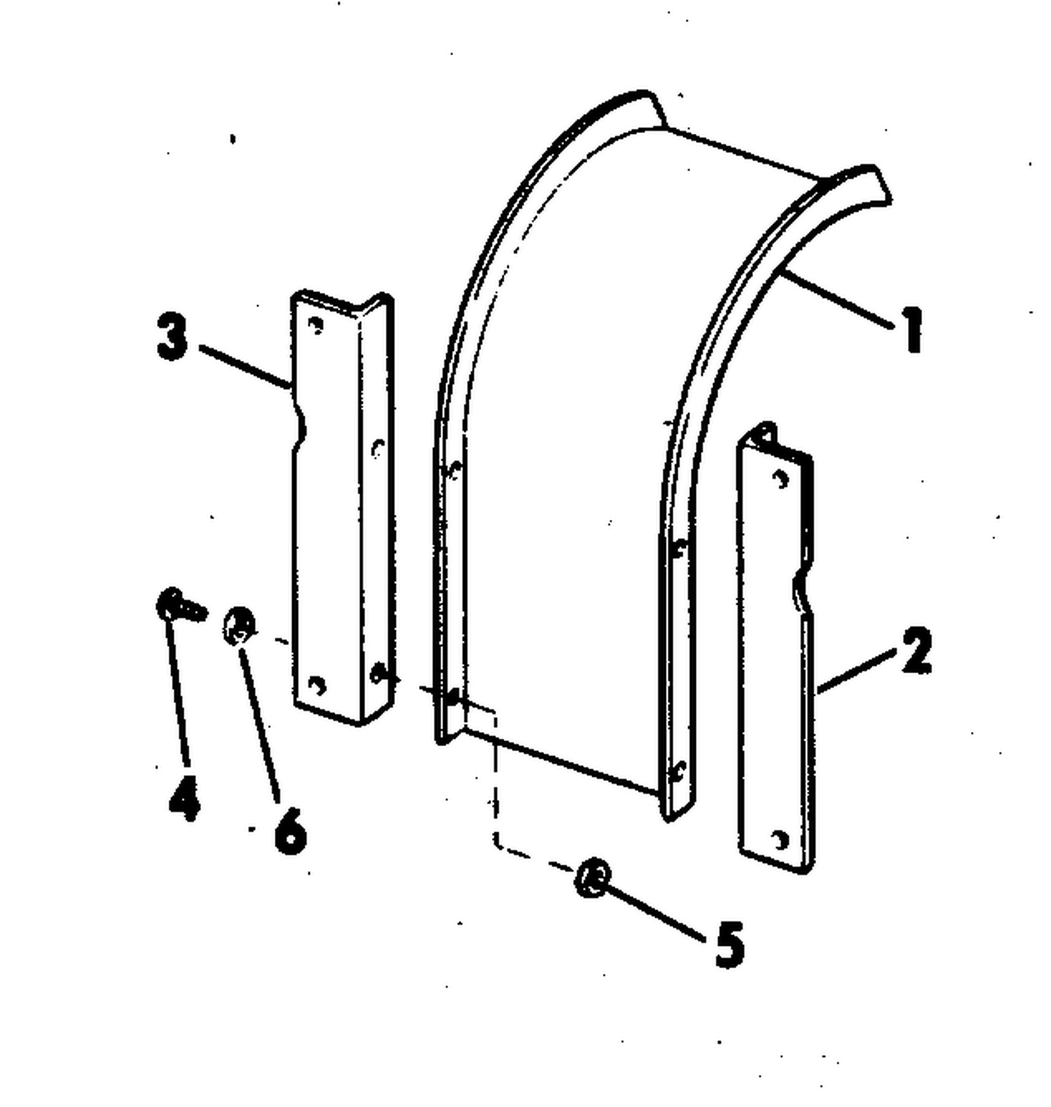 TOTE BRACKET ASSEMBLY 2 HP