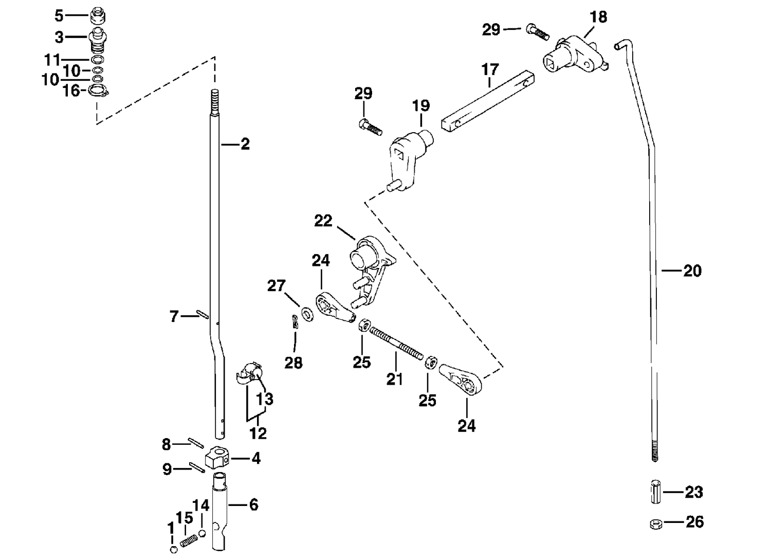 SHIFT ROD & LEVER