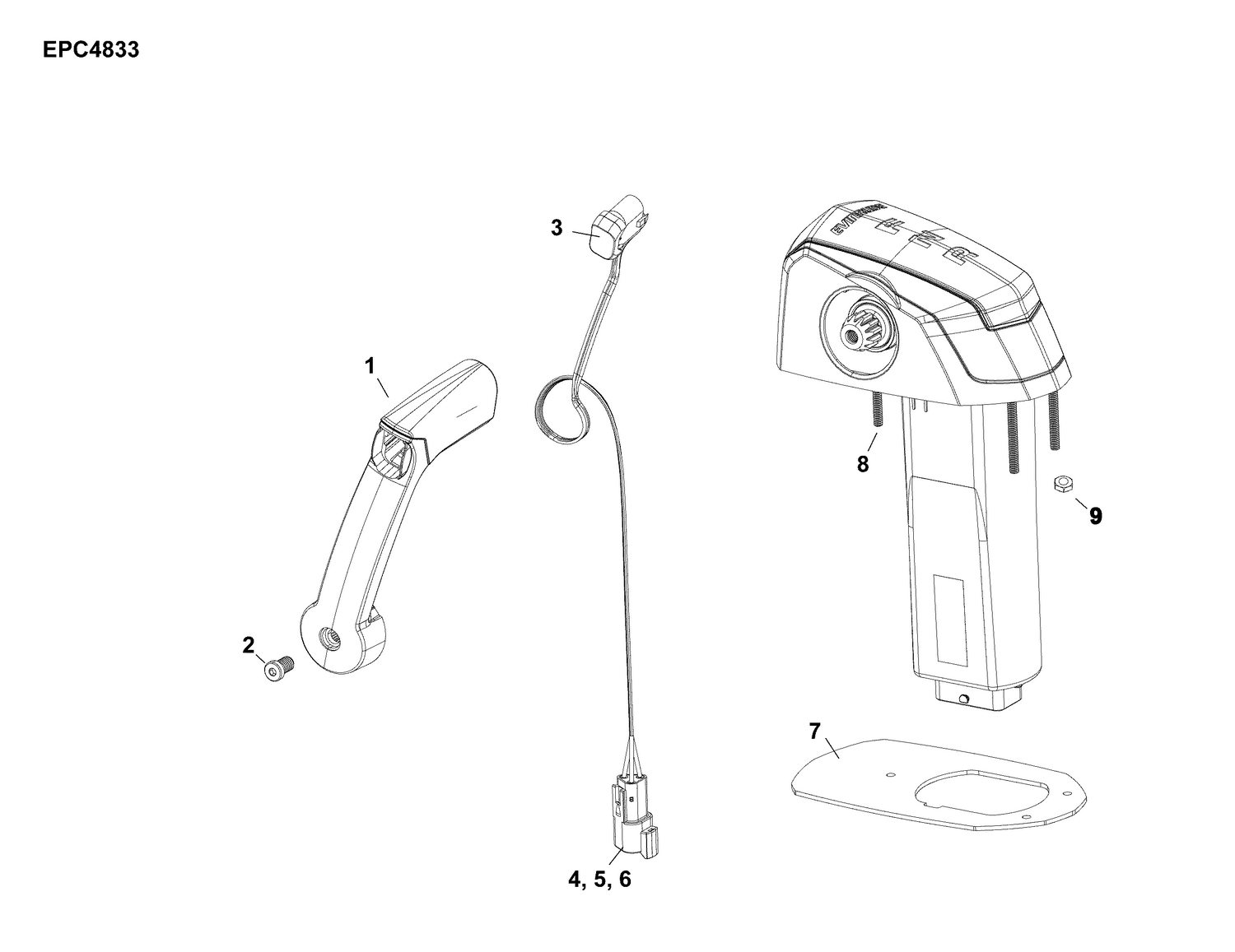 SINGLE LEVER BINNACLE - ICON 2 Basic