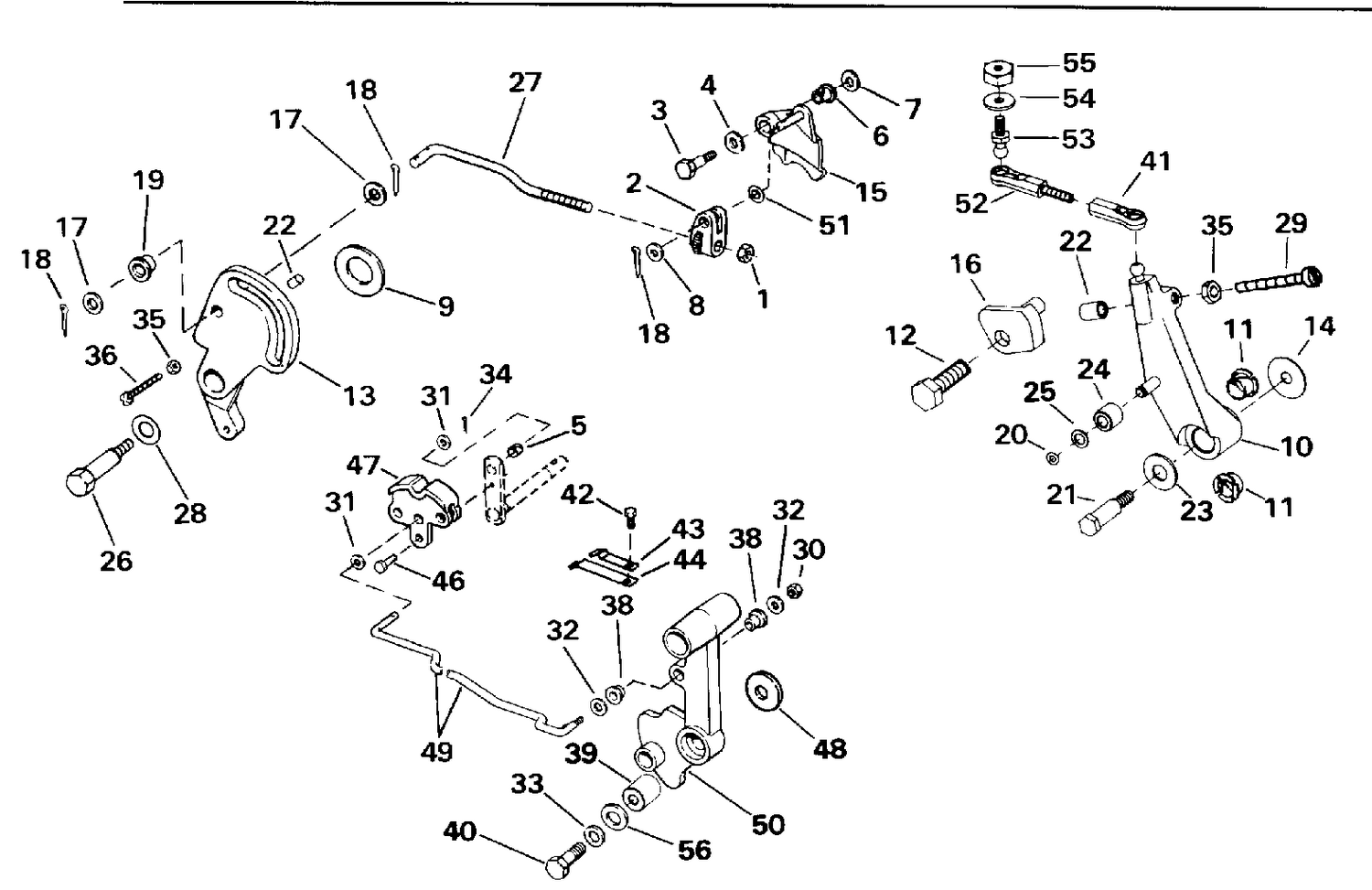 SHIFT & THROTTLE LINKAGE