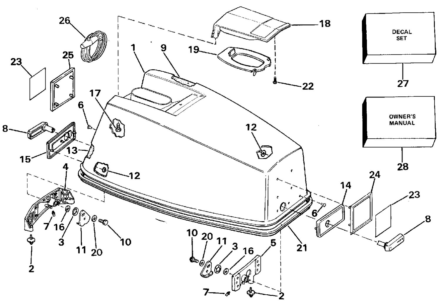 ENGINE COVER - JOHNSON
