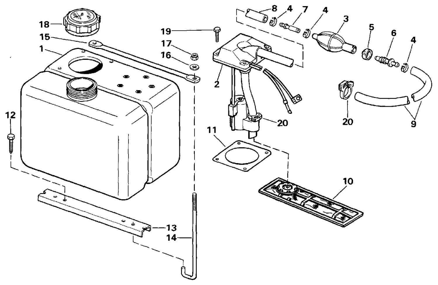 VRO OIL TANK KIT-1.8 GALLON