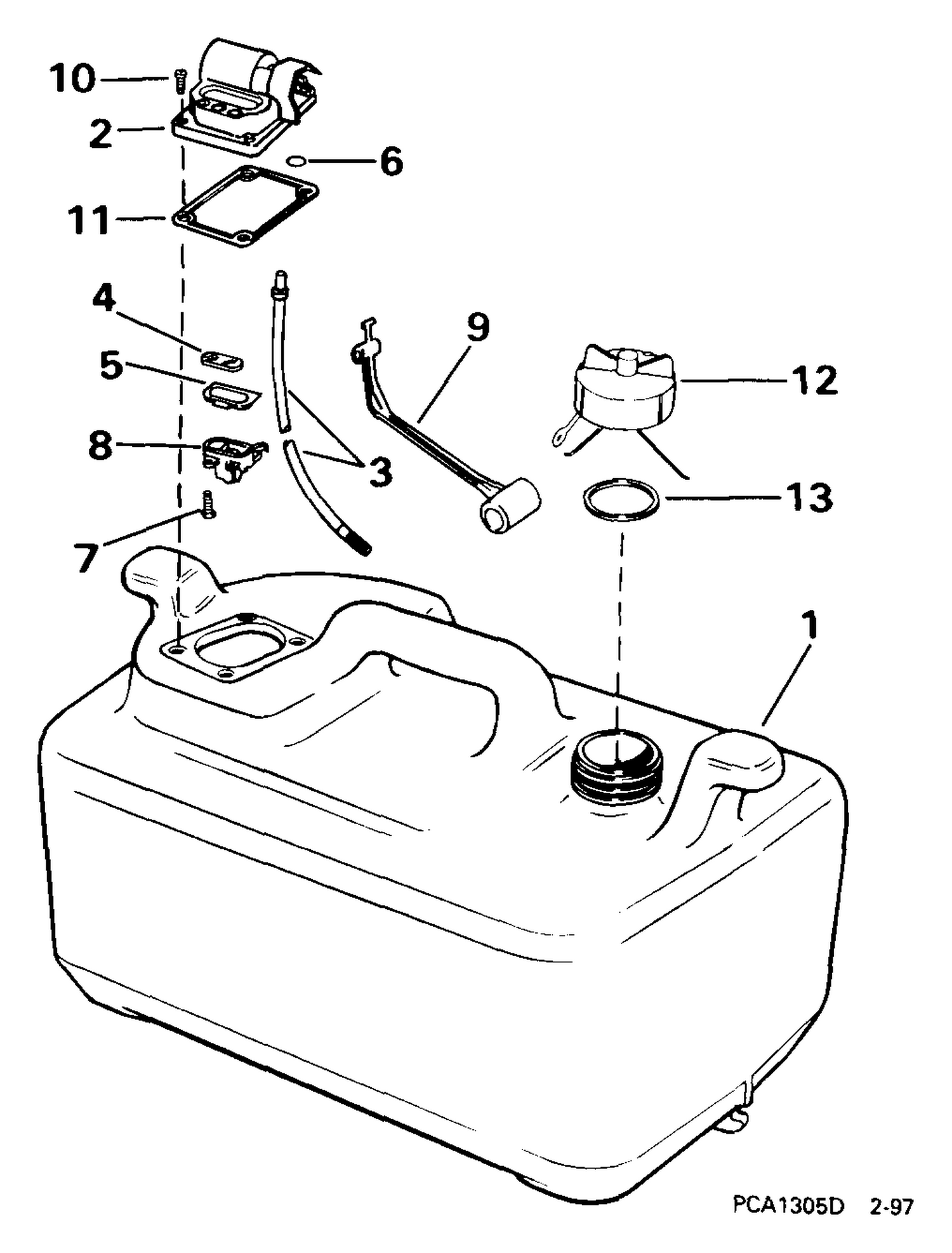 FUEL TANK -- 6 GALLON