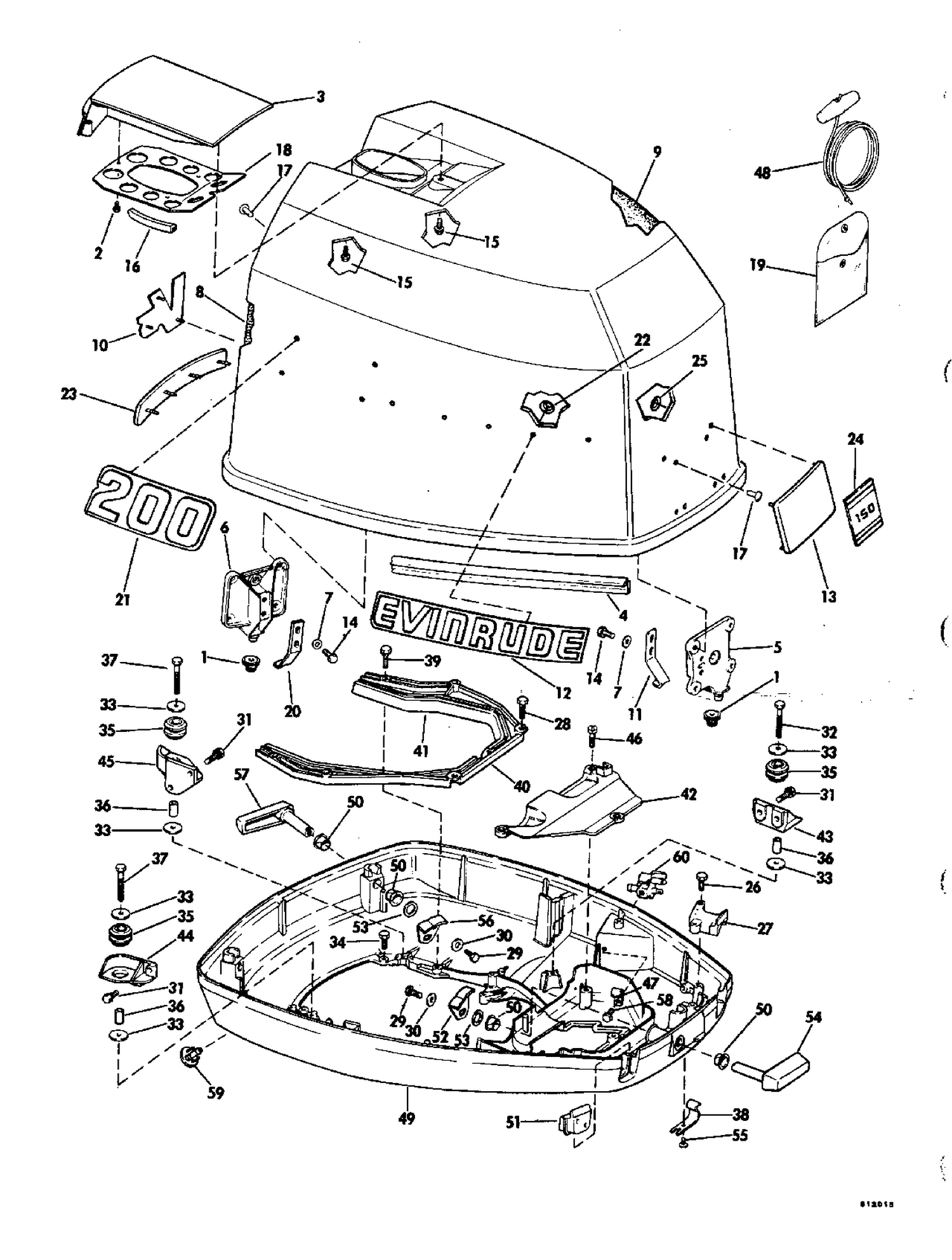 MOTOR COVER-EVINRUDE