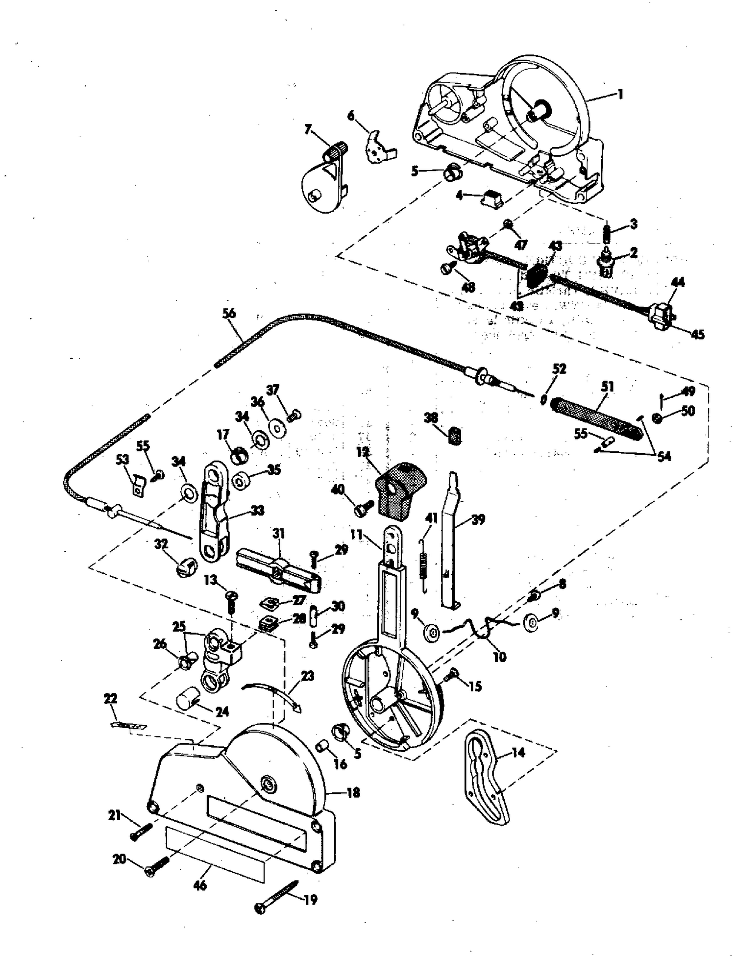 REMOTE CONTROL ASSY-SINGLE LEVER OPTIONAL ITEM - ALL MODELS