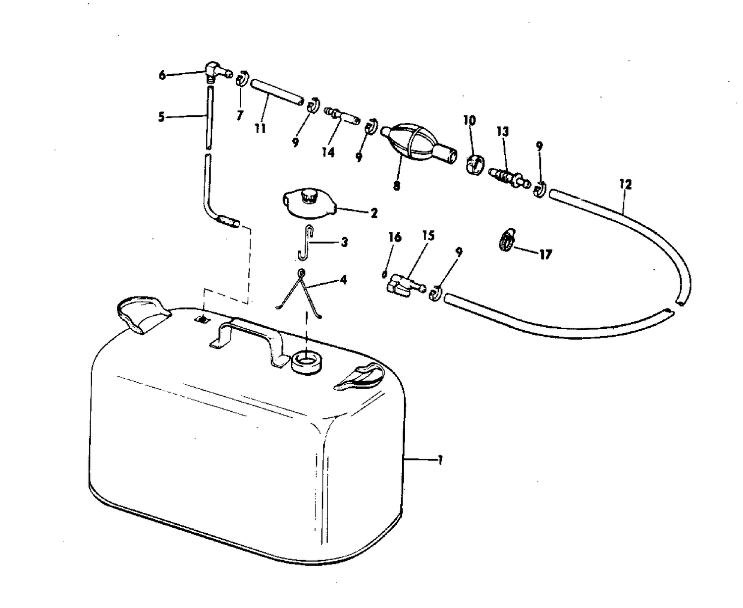 FUEL TANK - 6 GALLON