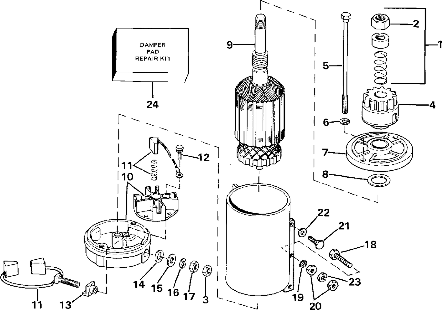 ELECTRIC STARTER AMERICAN BOSCH SM47309