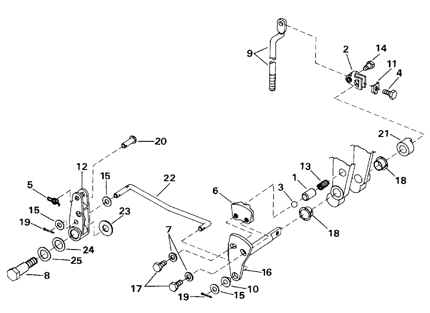 SHIFT & THROTTLE LINKAGE (CONTINUED)