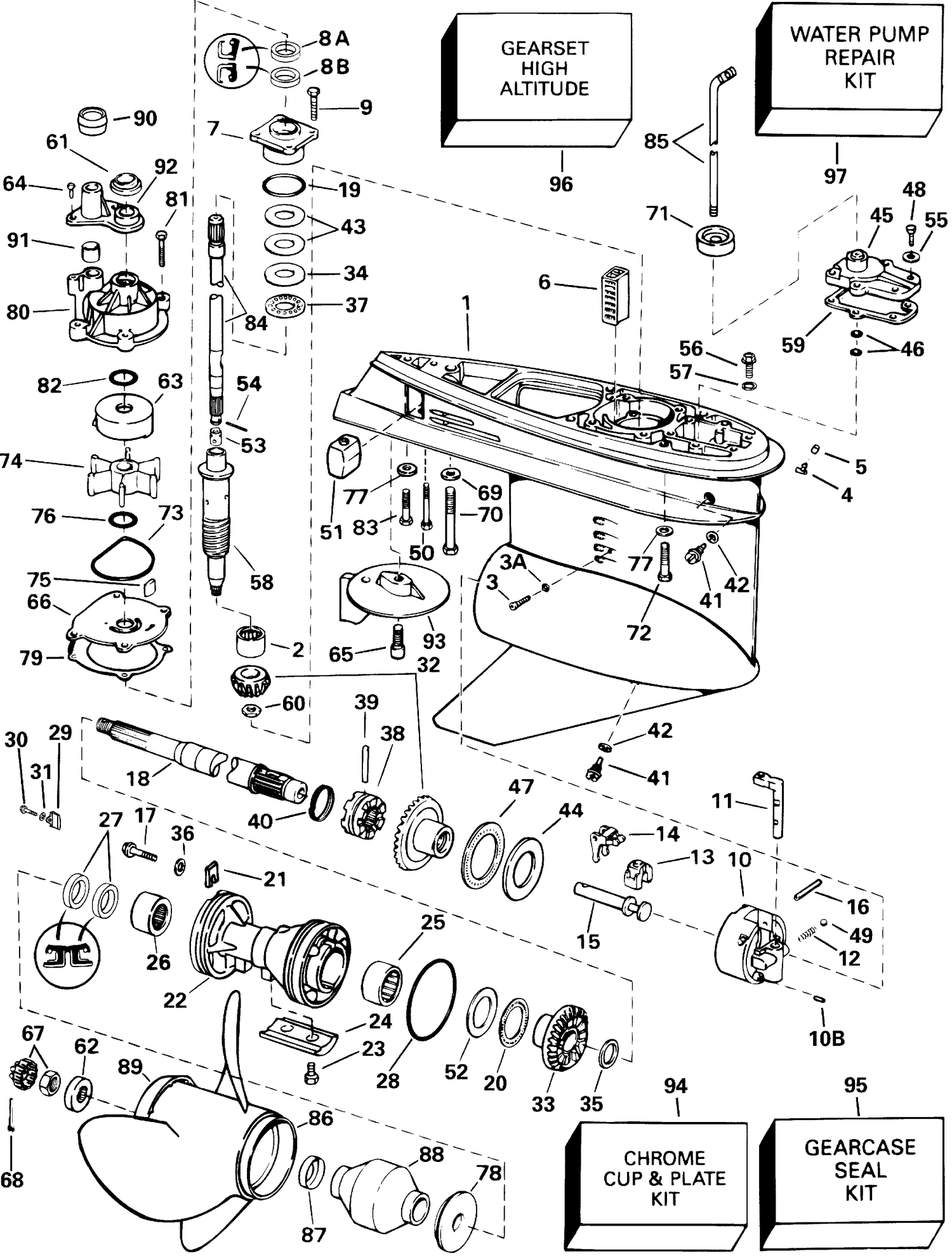 GEARCASE - STANDARD ROTATION - PL MODELS