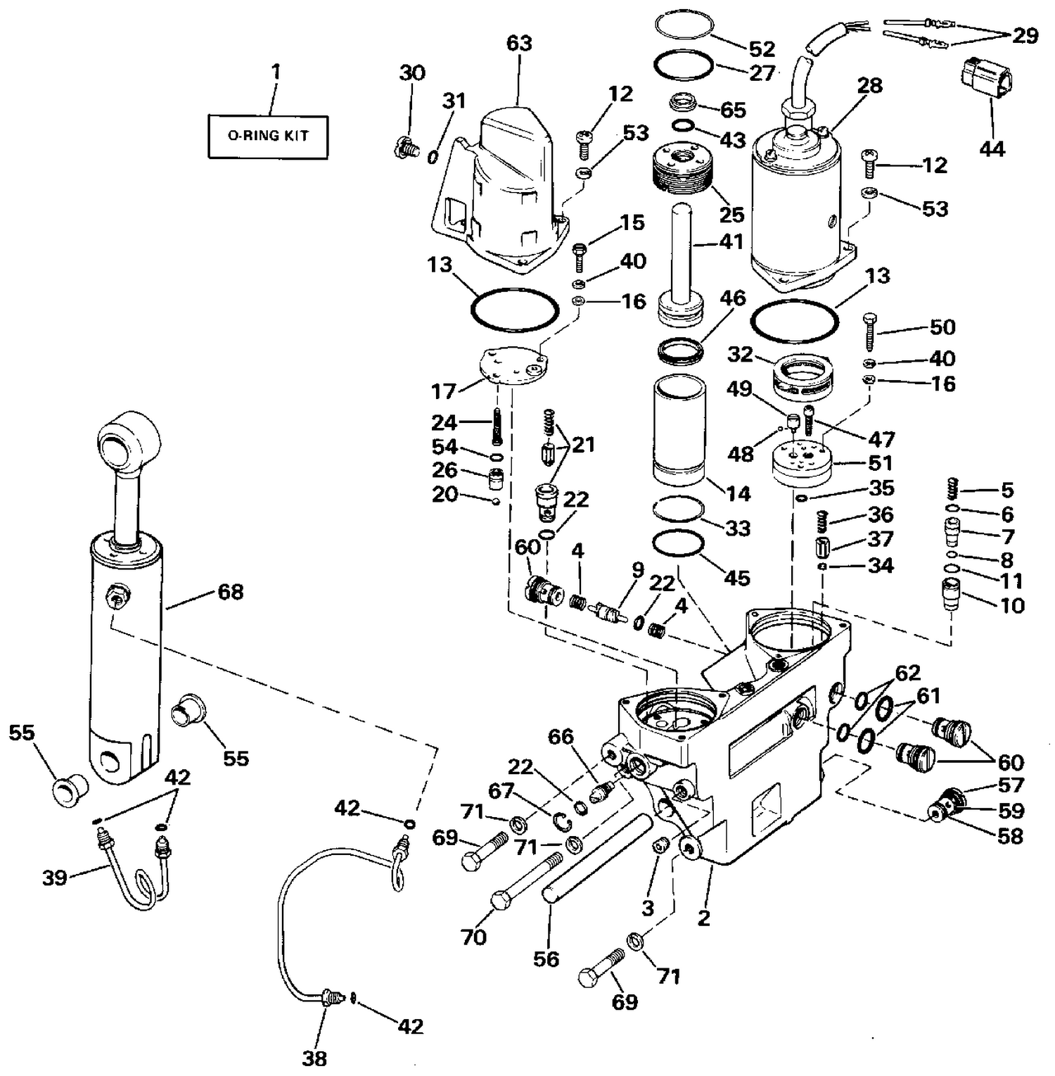 POWER TRIM/TILT HYDRAULIC ASSEMBLY