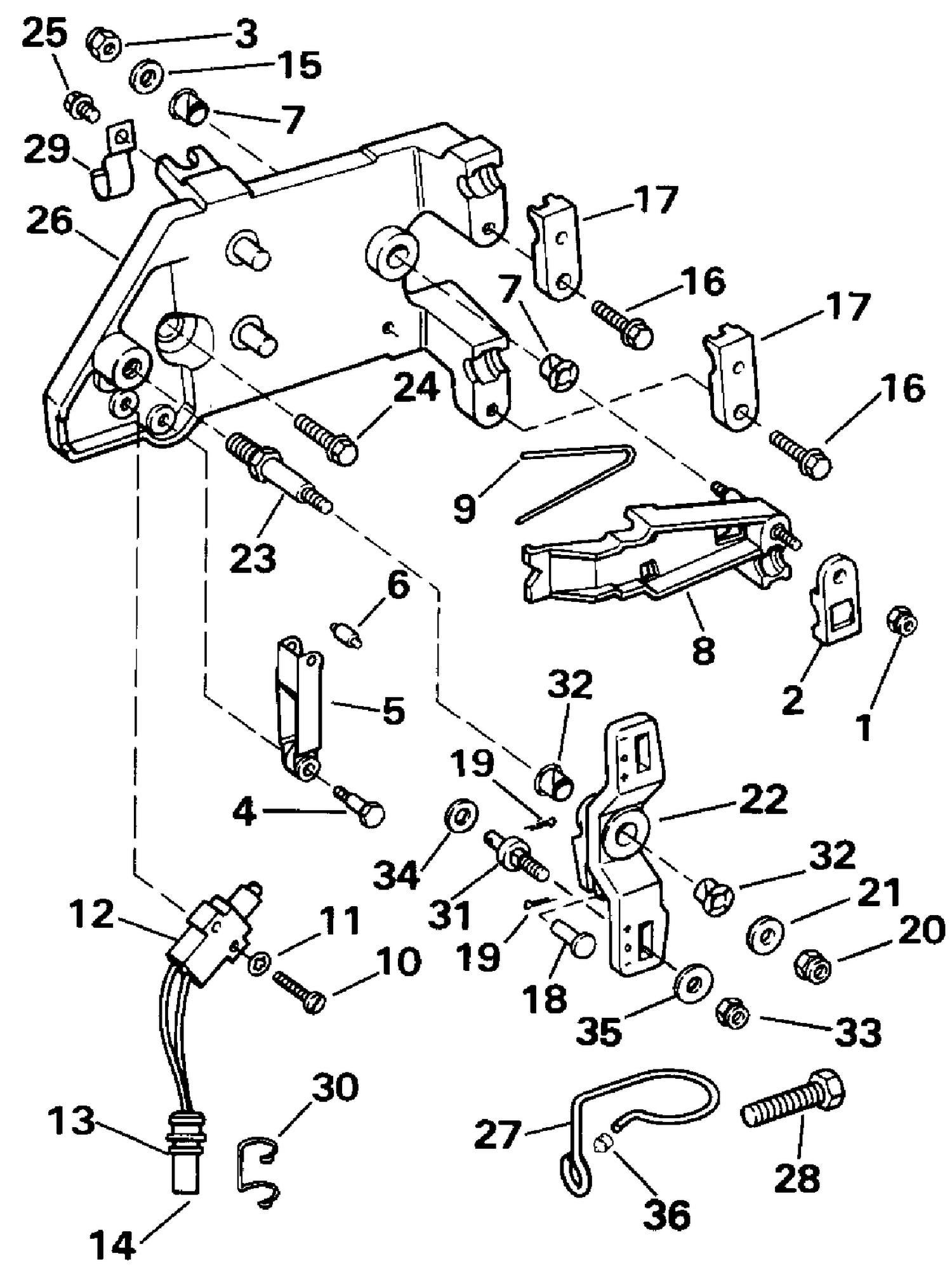 SHIFT LEVER & INTERRUPTER