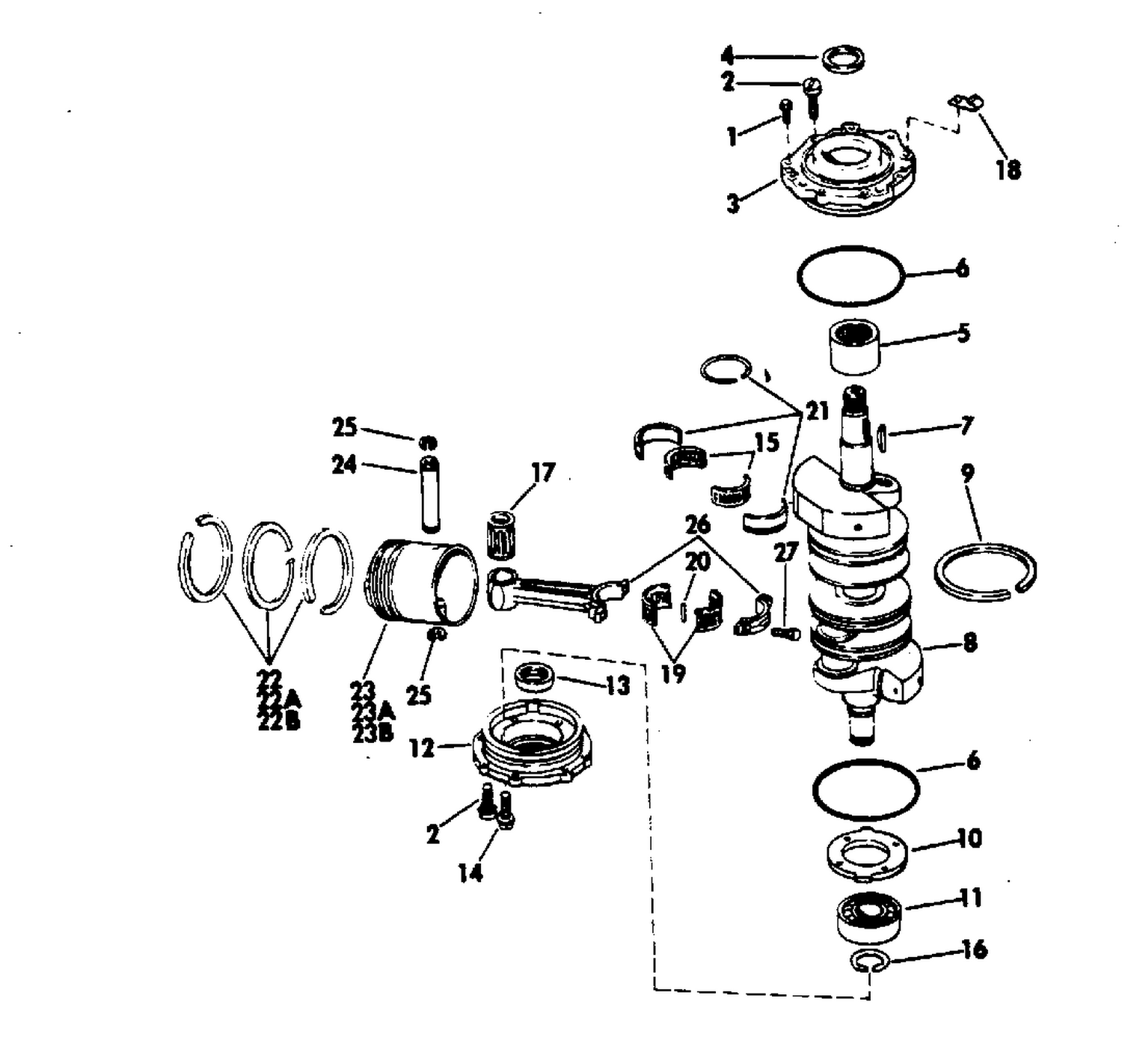 CRANKSHAFT & PISTON