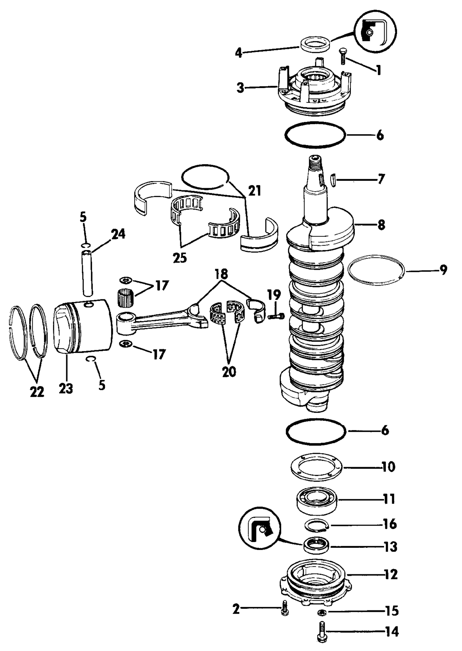 CRANKSHAFT & PISTON