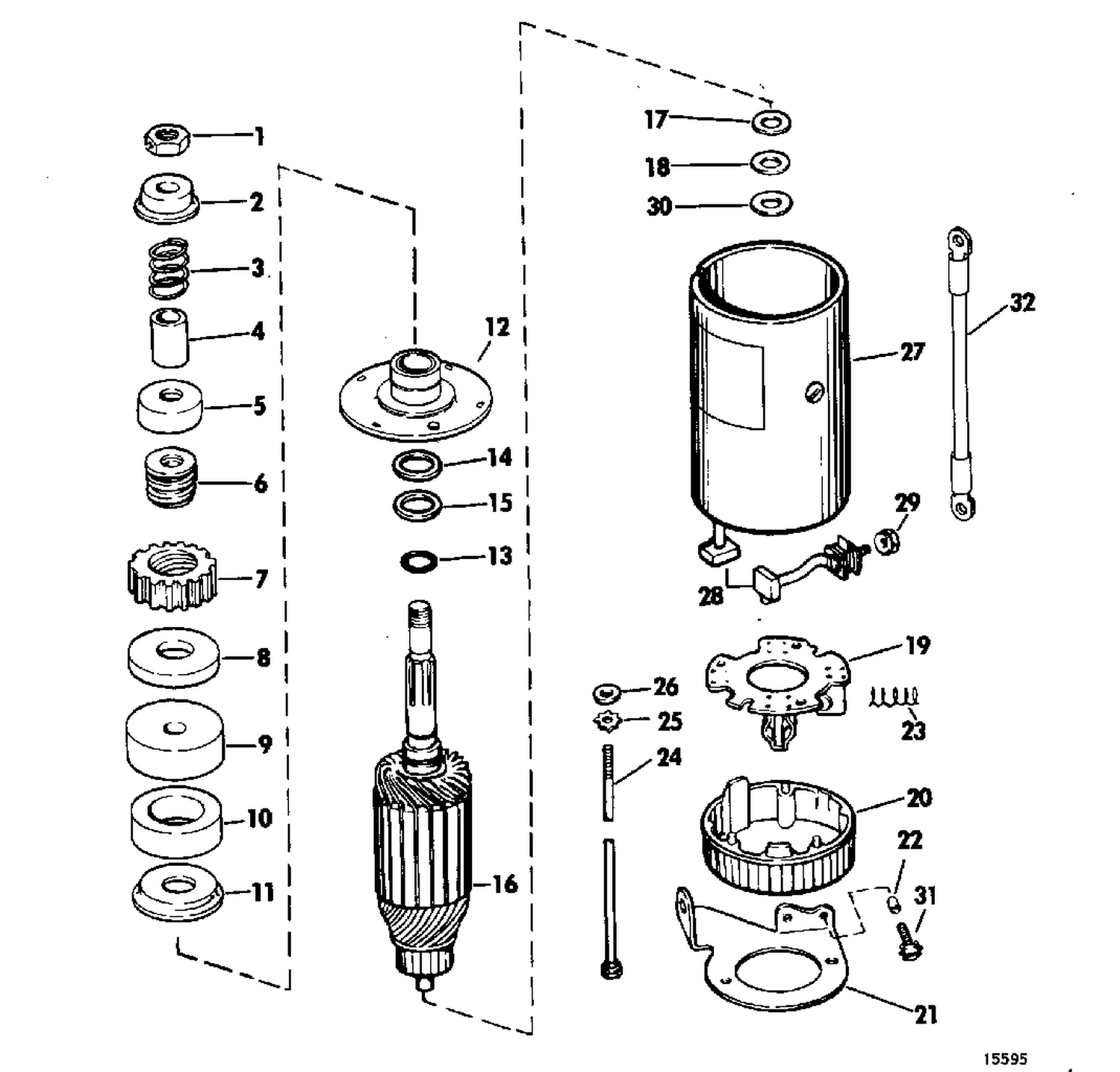 STARTER MOTOR GROUP ELCECTRIC START