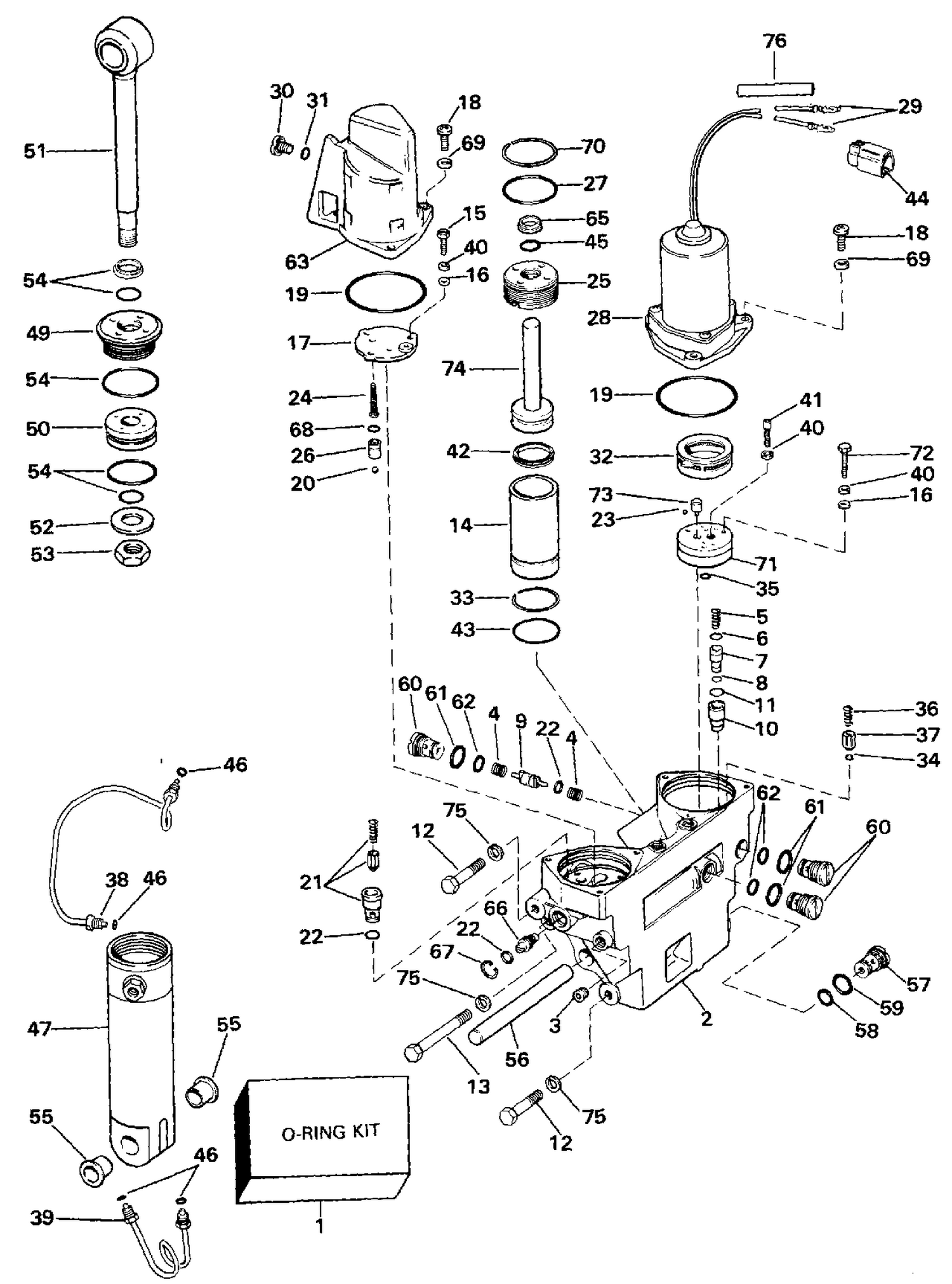 POWER TRIM/TILT HYDRAULIC ASSEMBLY