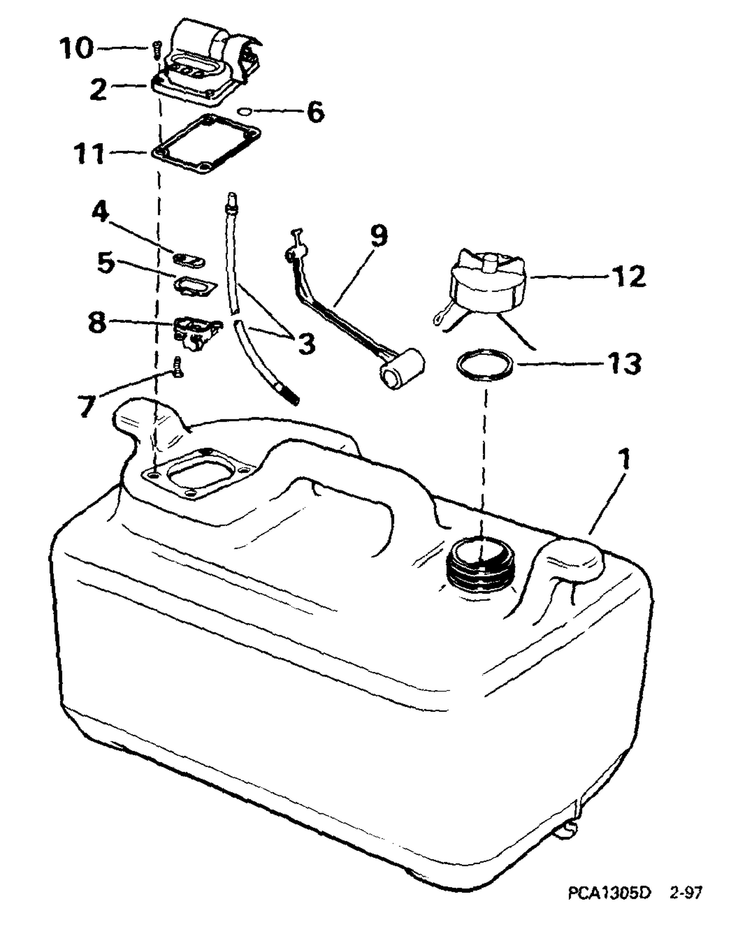 FUEL TANK -- 6 GALLON (1)