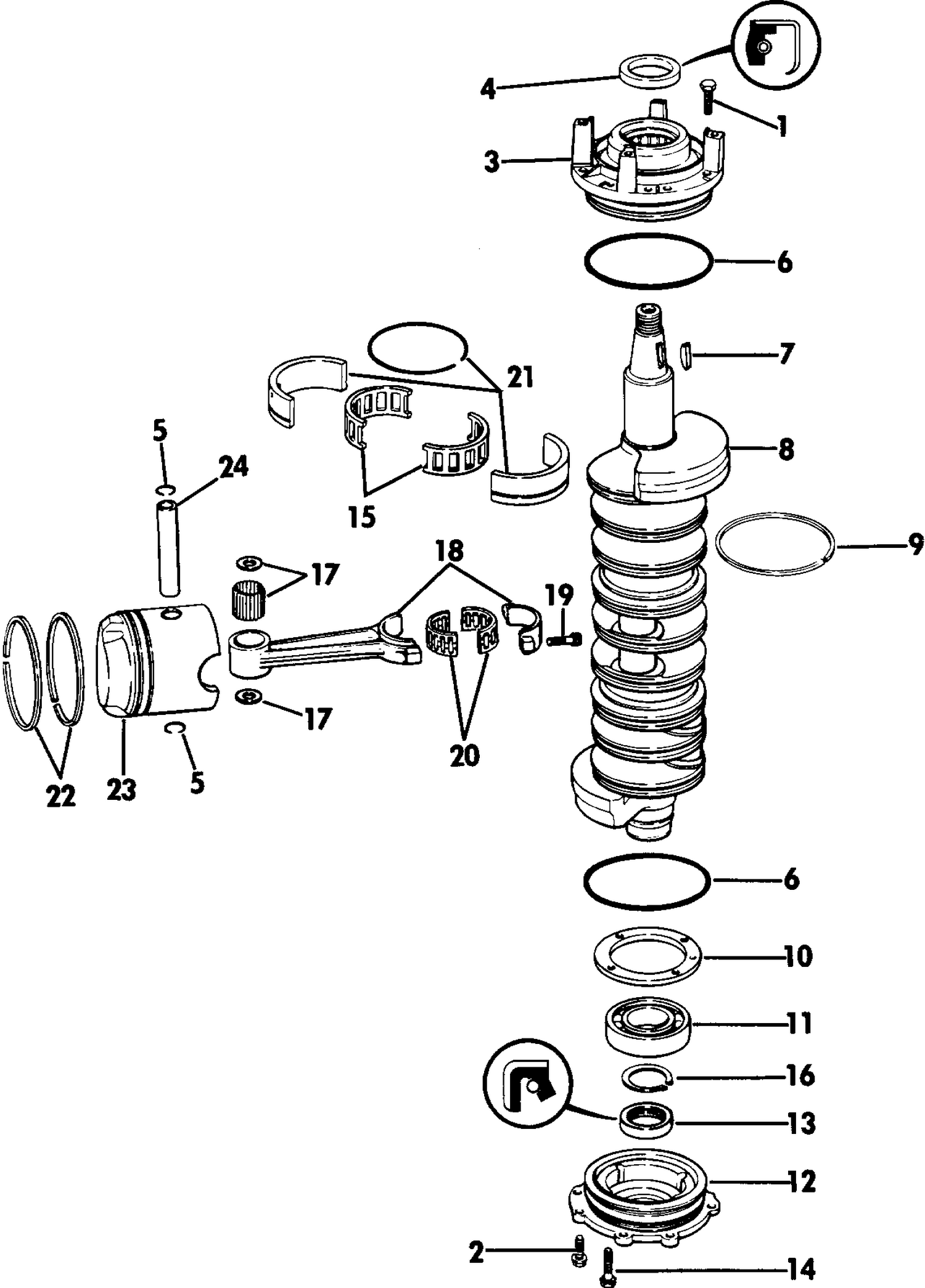 CRANKSHAFT & PISTON