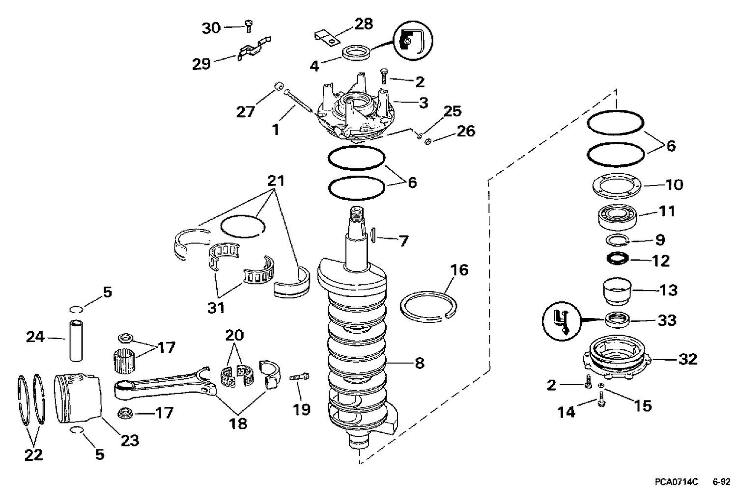 CRANKSHAFT & PISTON