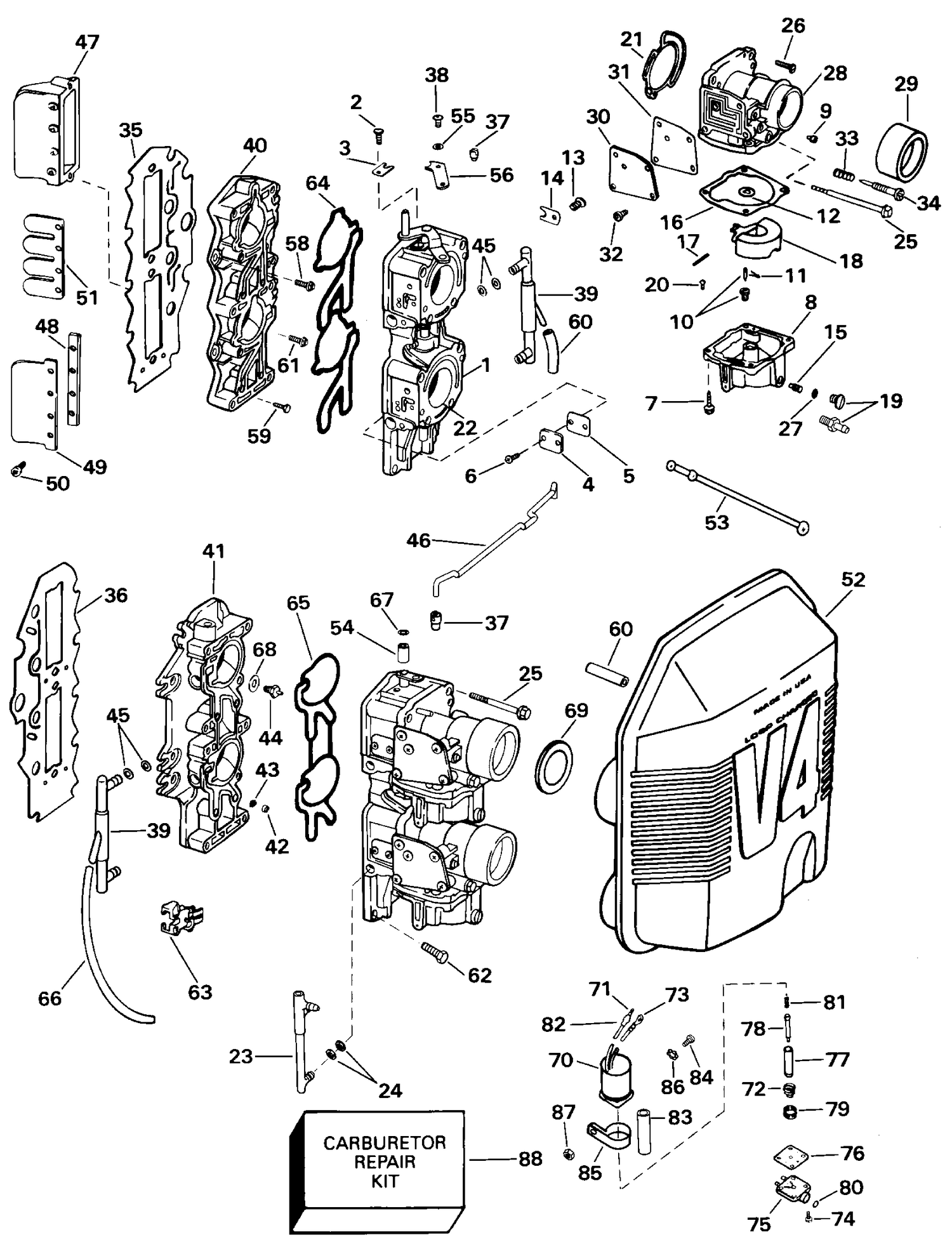 CARBURETOR & INTAKE MANIFOLD