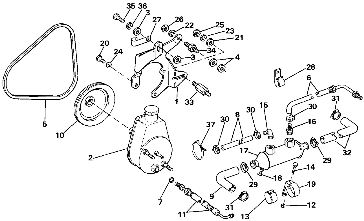 POWER STEERING PUMP