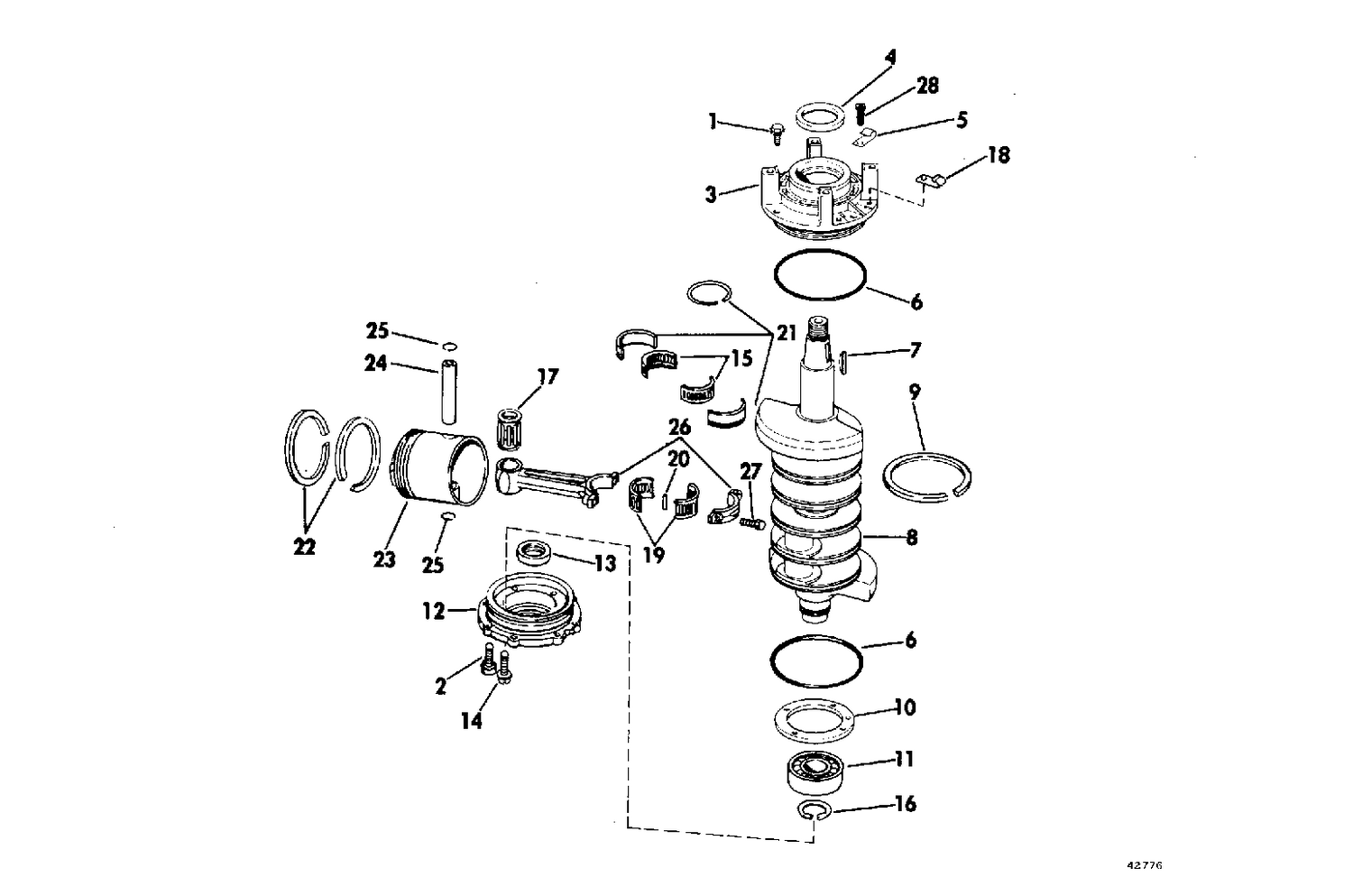 CRANKSHAFT & PISTON