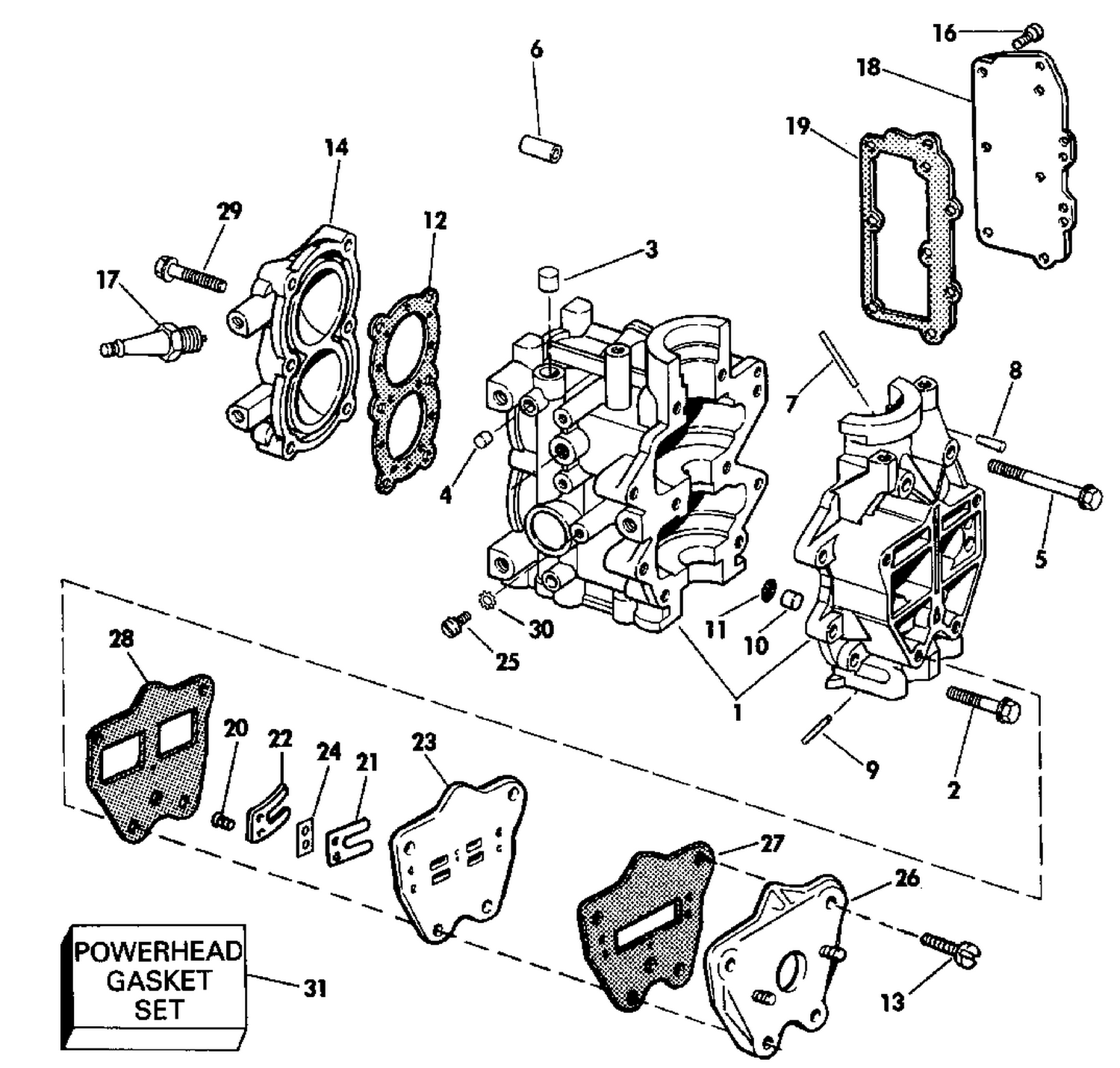 CYLINDER, CRANKCASE, & INTAKE MANIFOLD