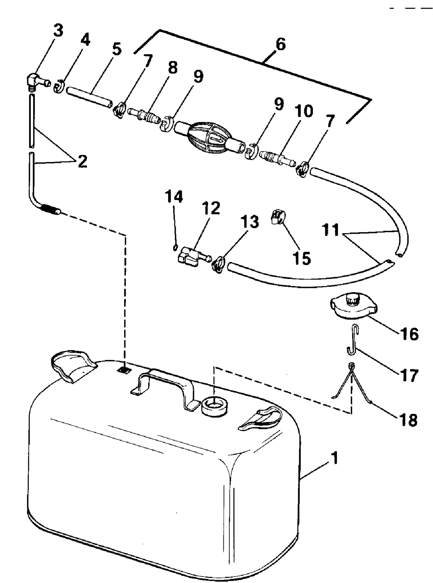 FUEL TANK WITHOUT GAUGE