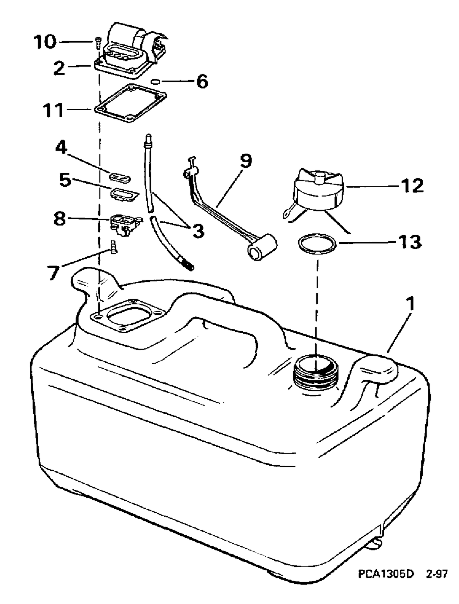 FUEL TANK -- 6 GALLON