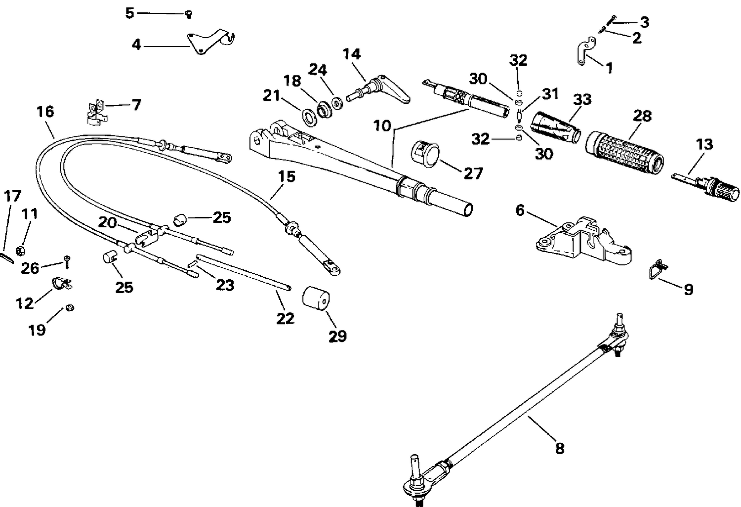 DUAL STEERING CONNECTOR KIT - 20 - 30 MODELS
