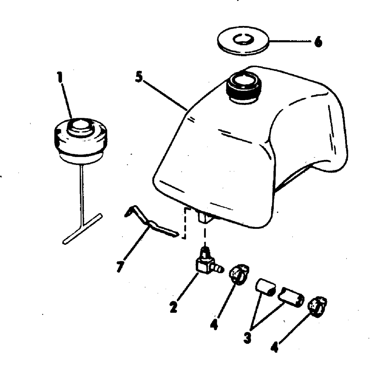 FUEL TANK - BR MODELS ONLY