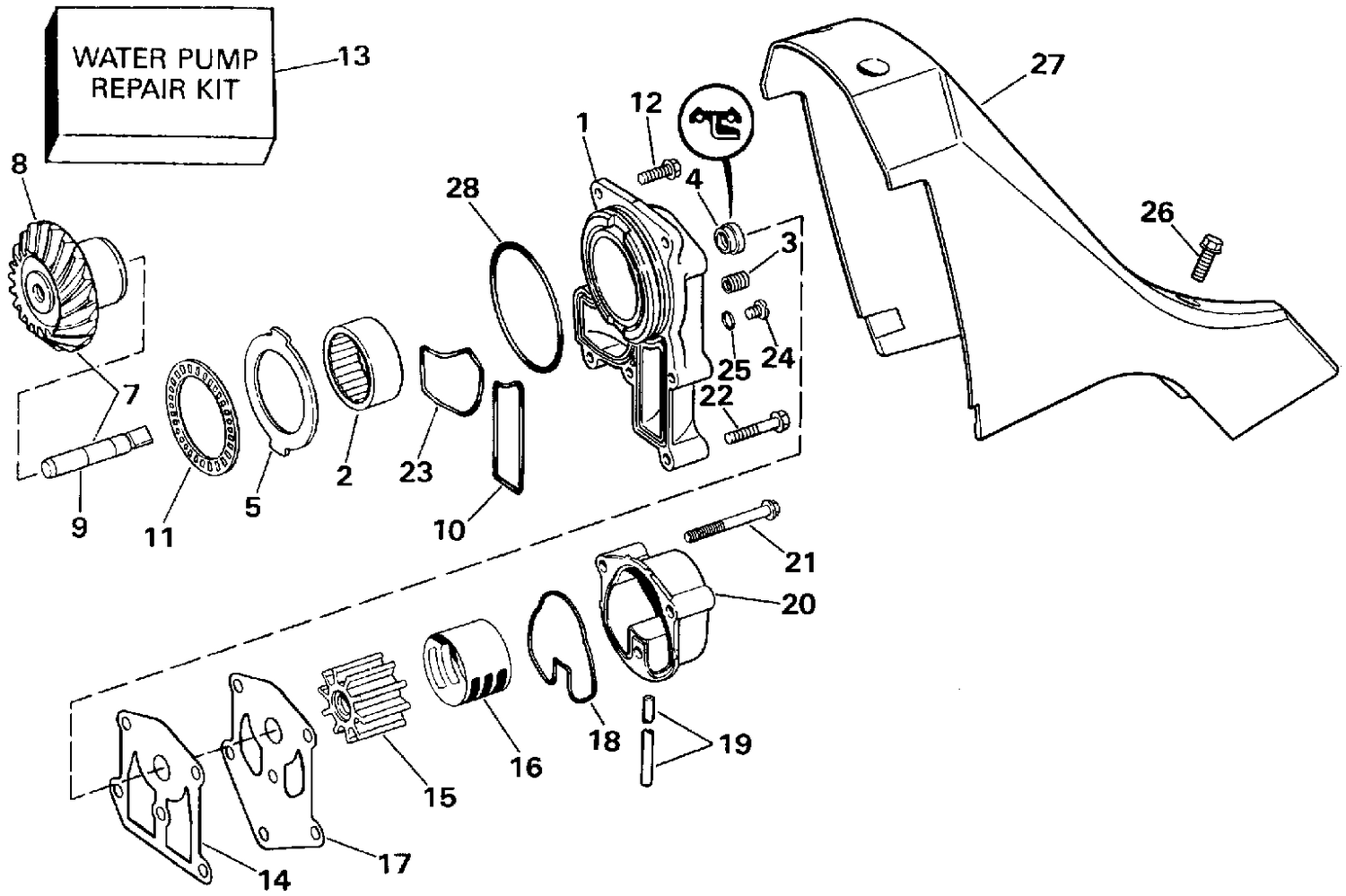 WATER PUMP & ADAPTOR