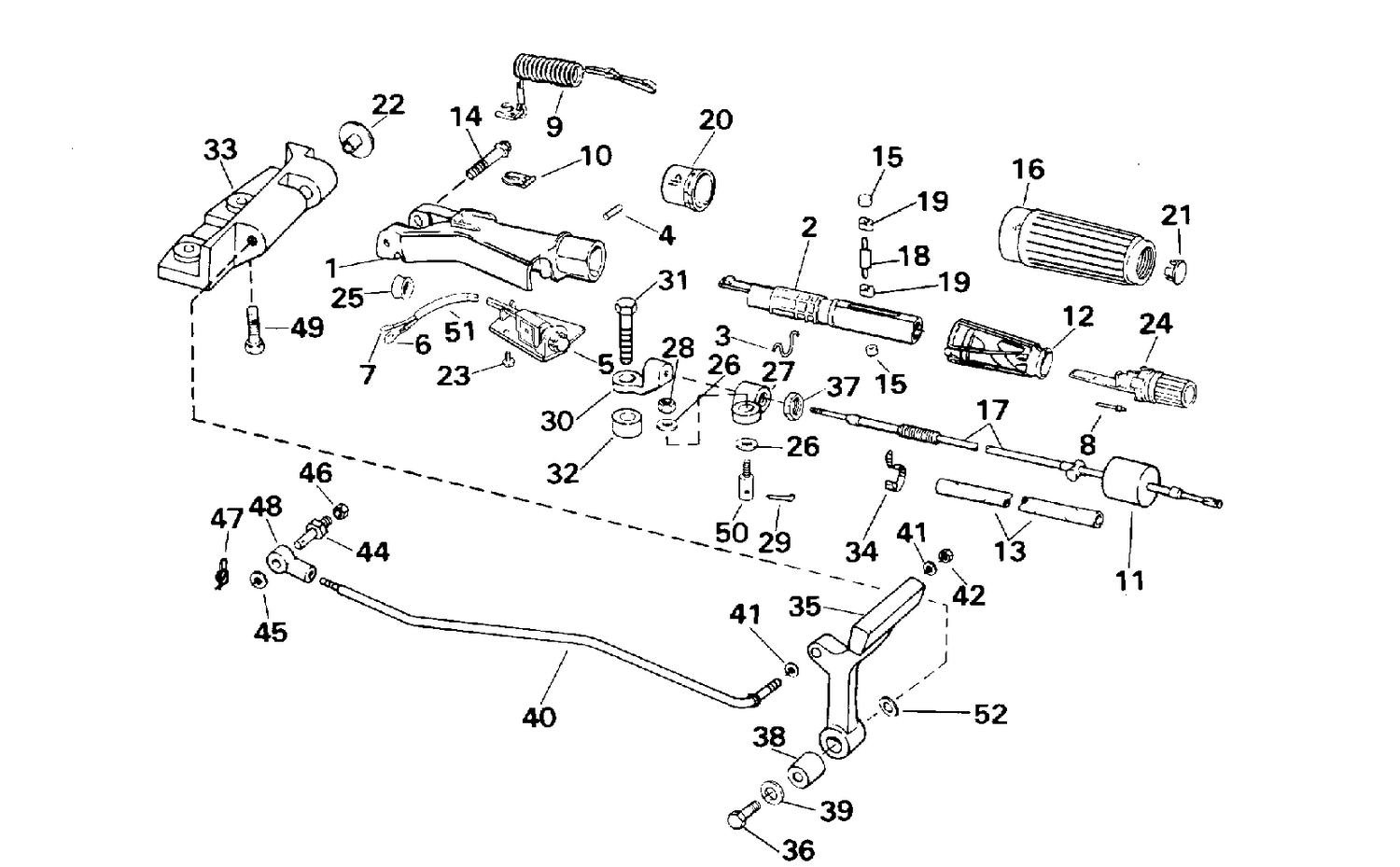 STEERING AND SHIFT HANDLE