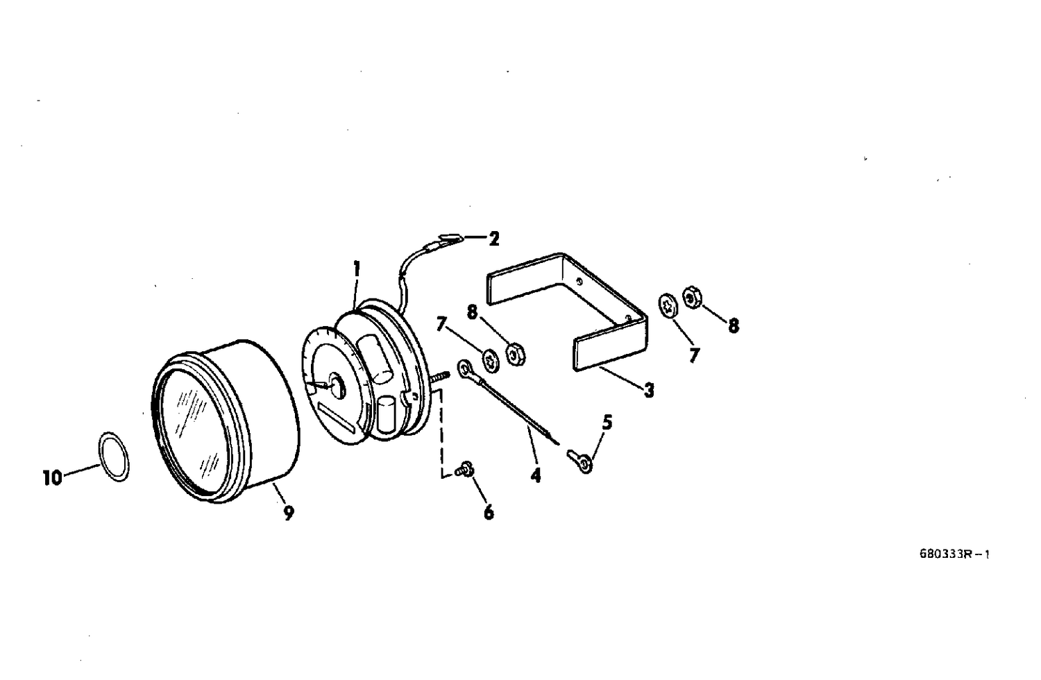 FLUSH MOUNT TACHOMETER GROUP