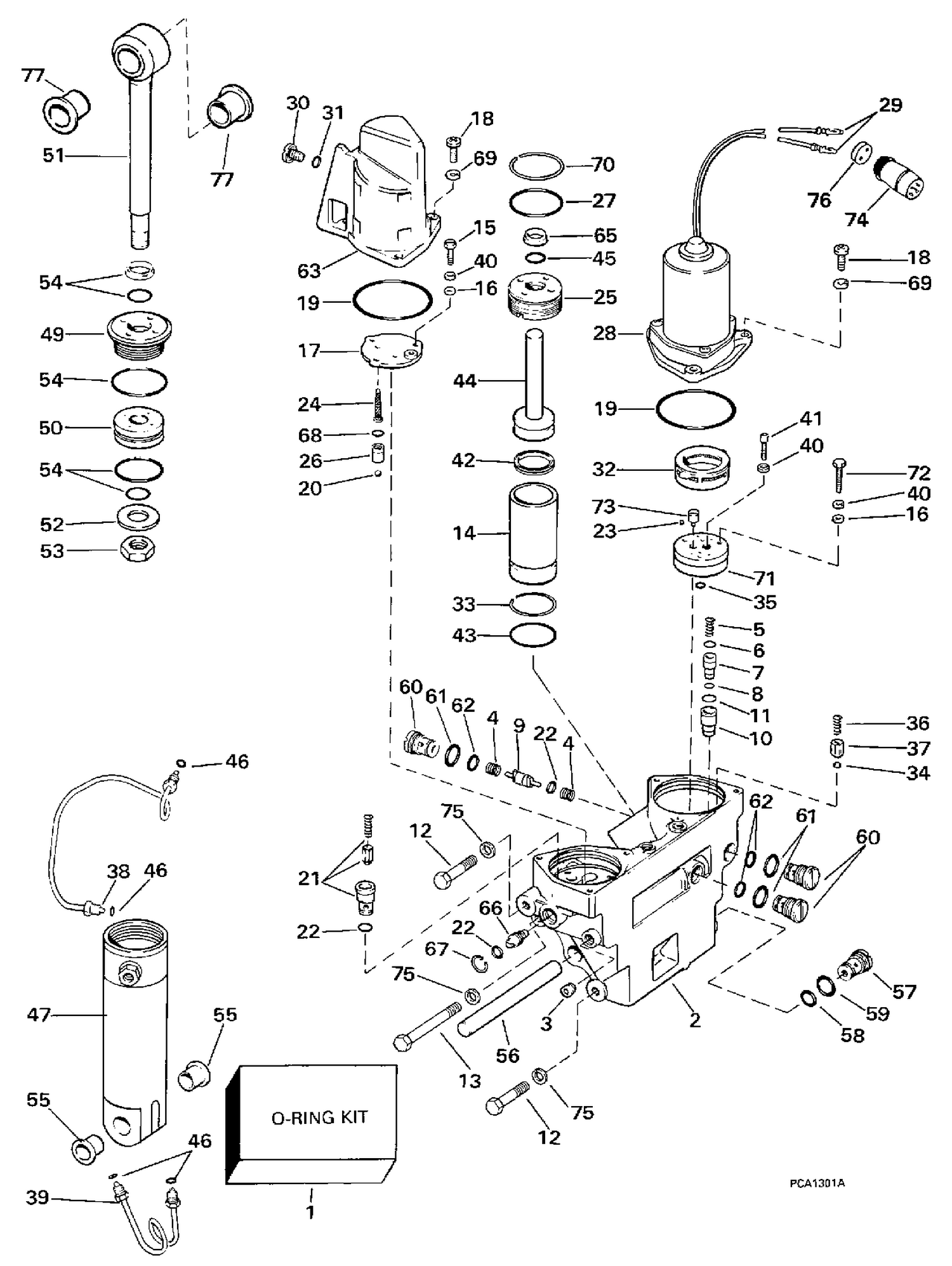 POWER TRIM/TILT HYDRAULIC ASSEMBLY