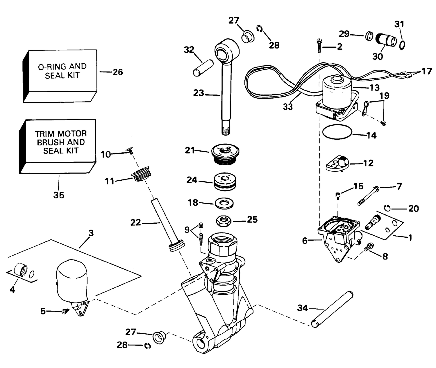 POWER TRIM/TILT HYDRAULIC ASSEMBLY