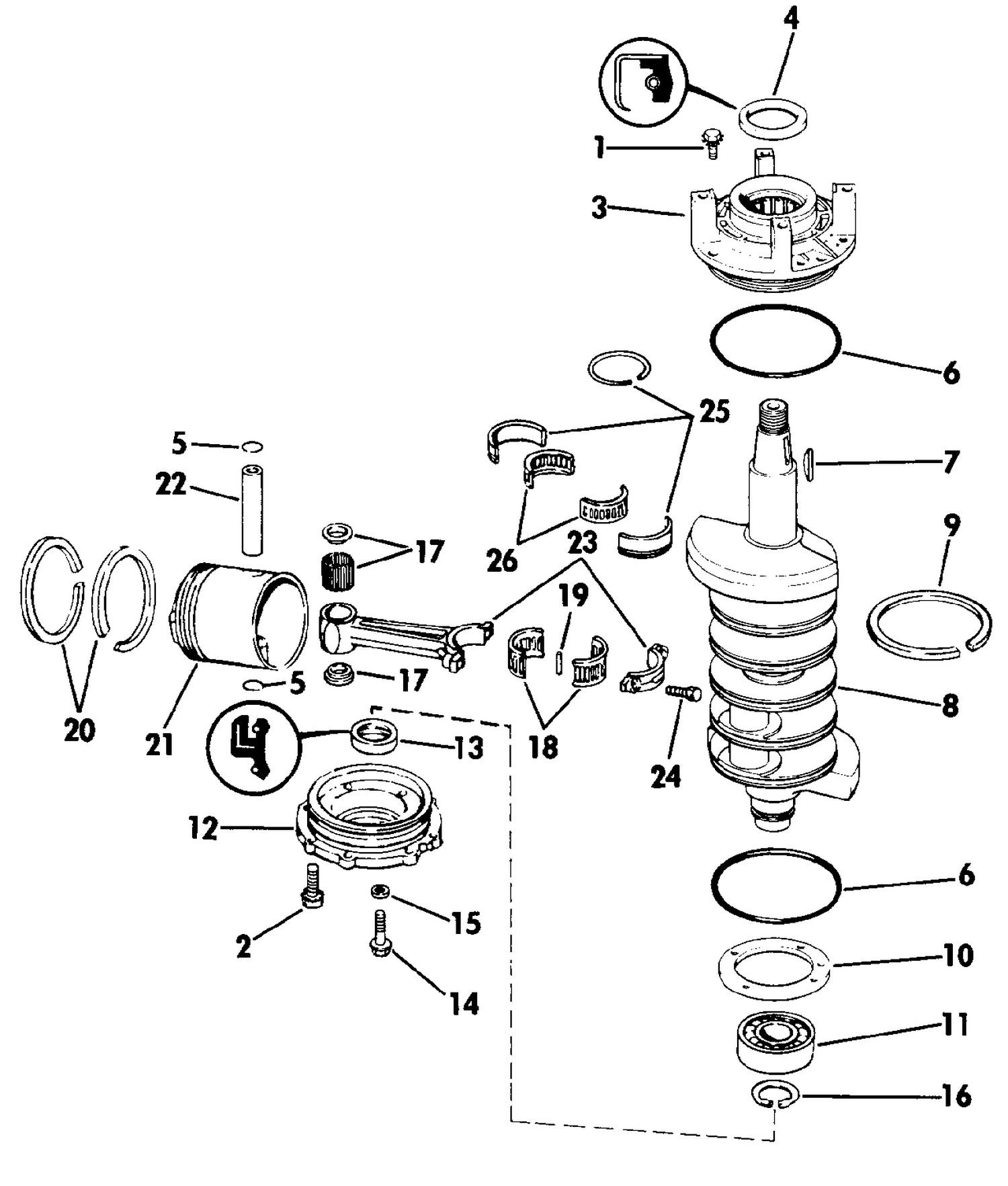 CRANKSHAFT & PISTON